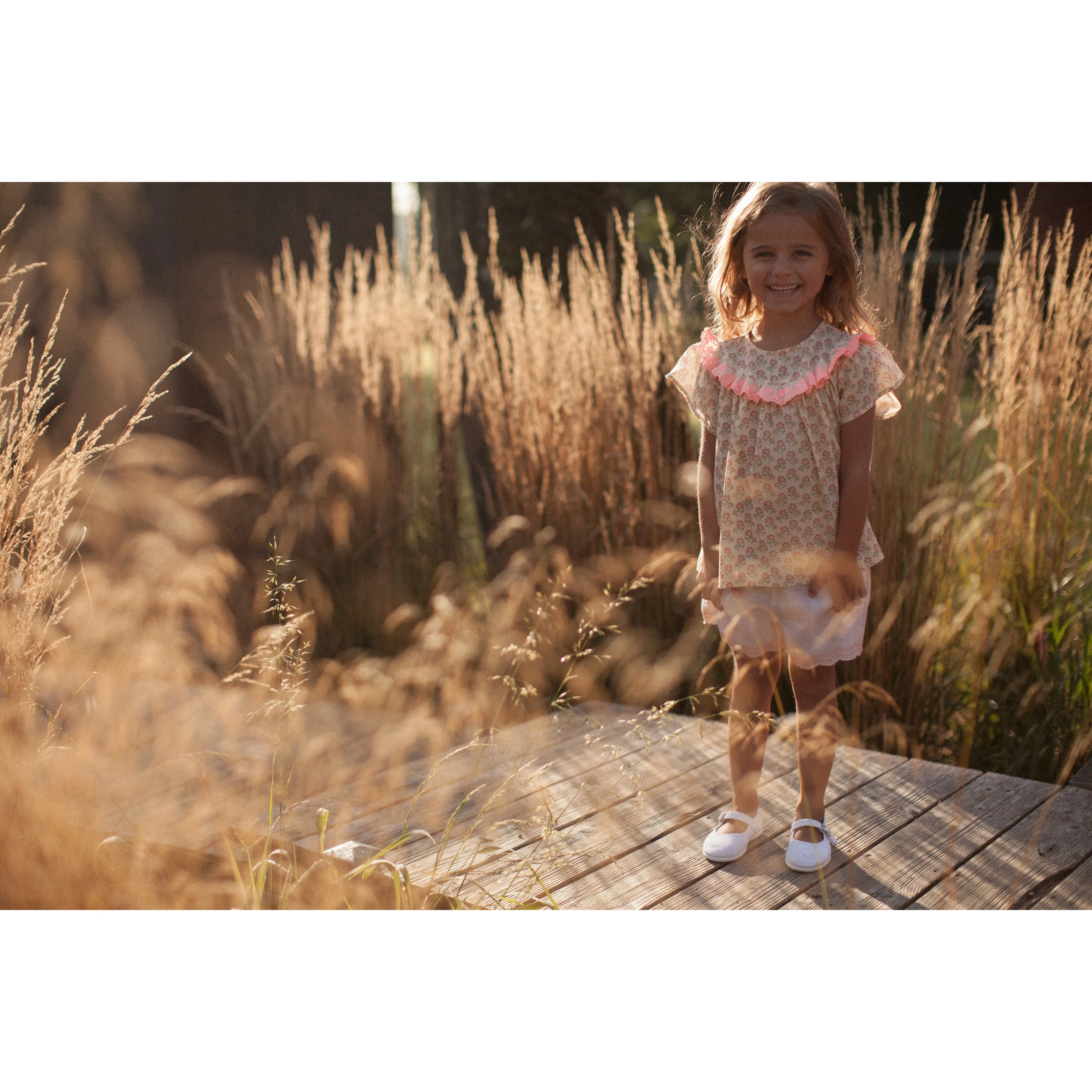 Bonheur du Jour Paris Baby Girl Blouse Nude