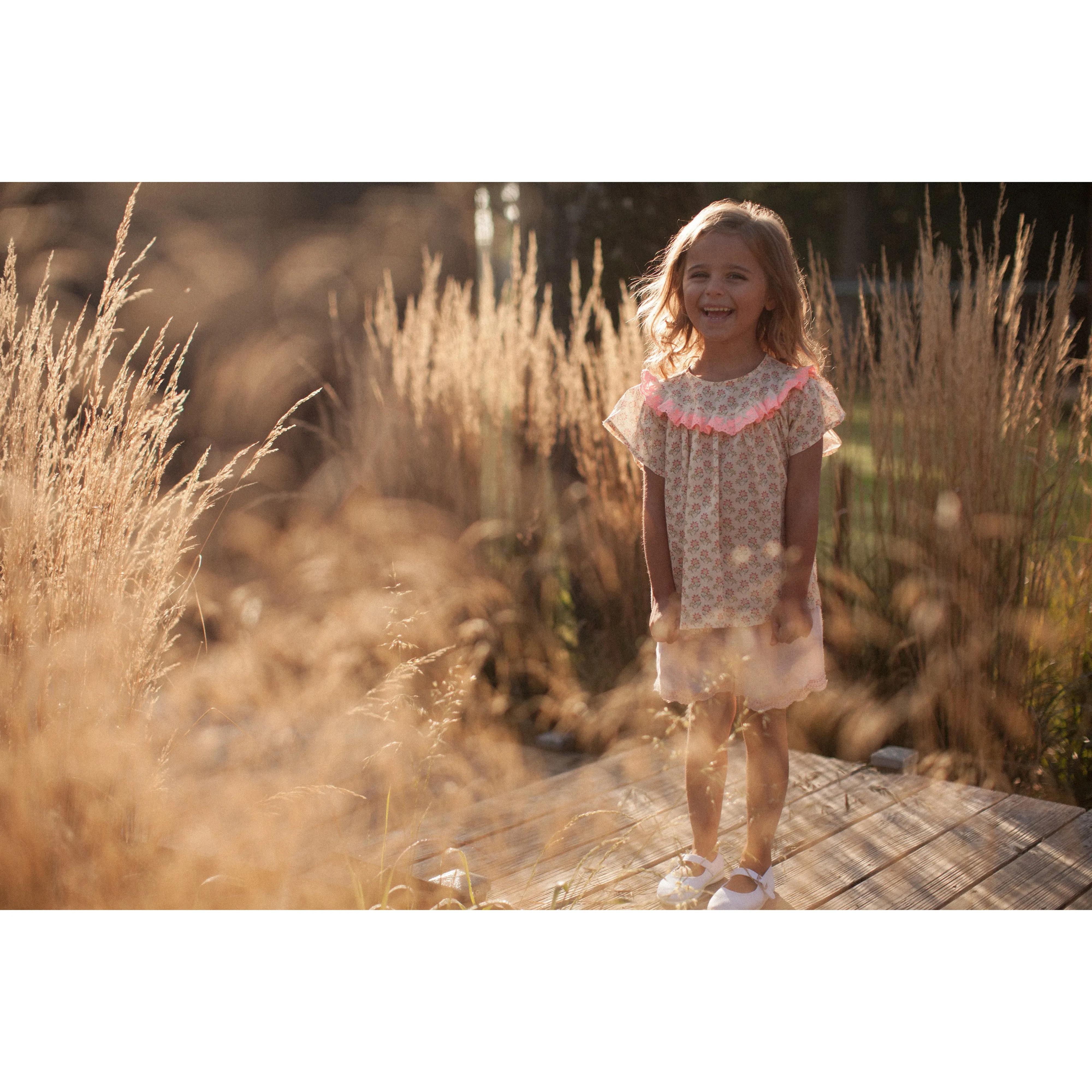 Bonheur du Jour Paris Baby Girl Blouse Nude