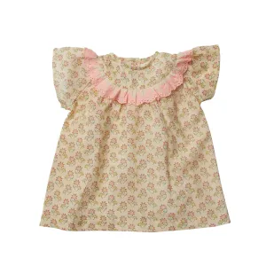 Bonheur du Jour Paris Baby Girl Blouse Nude
