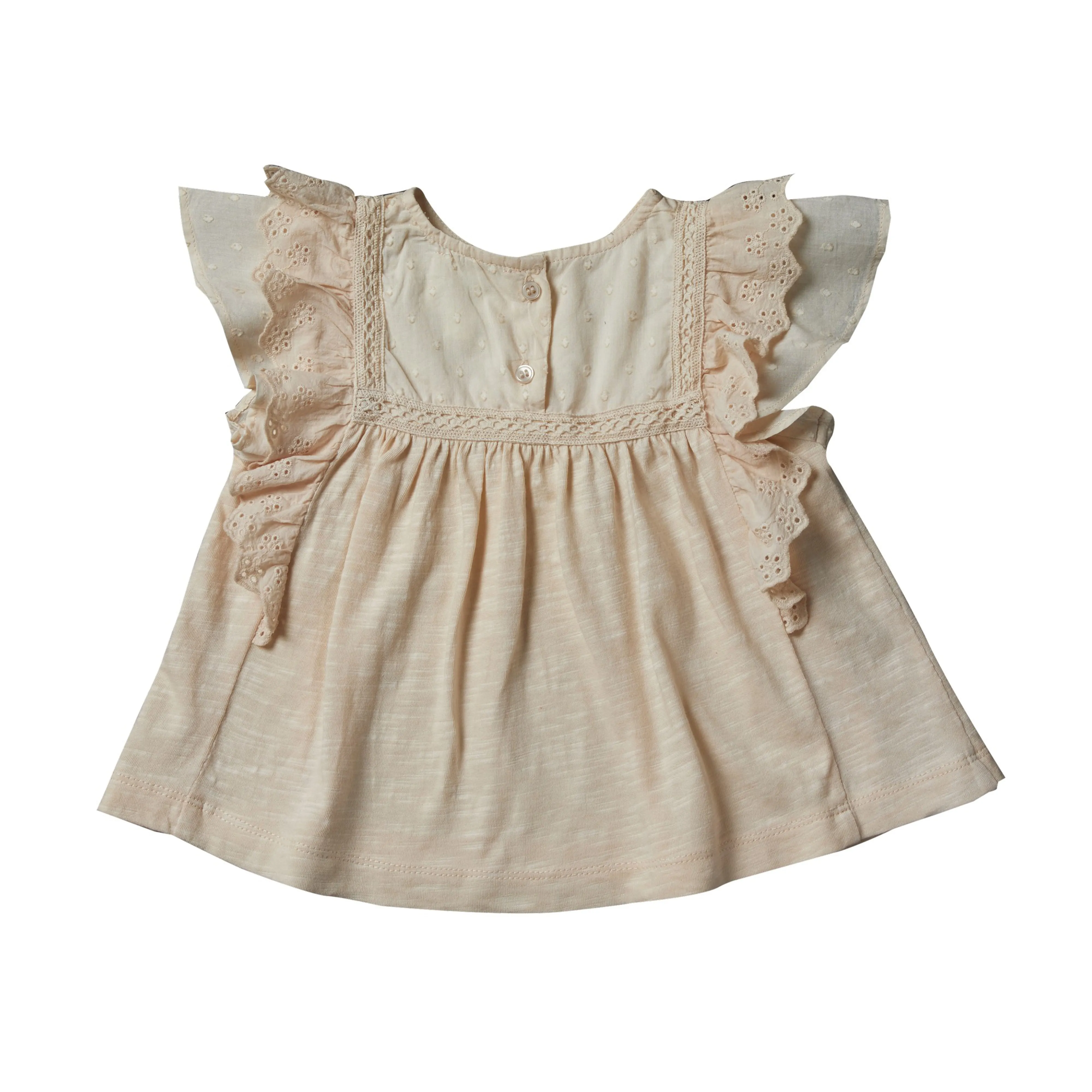 Bonheur du Jour Paris Baby Girl Tee Shirt Nude