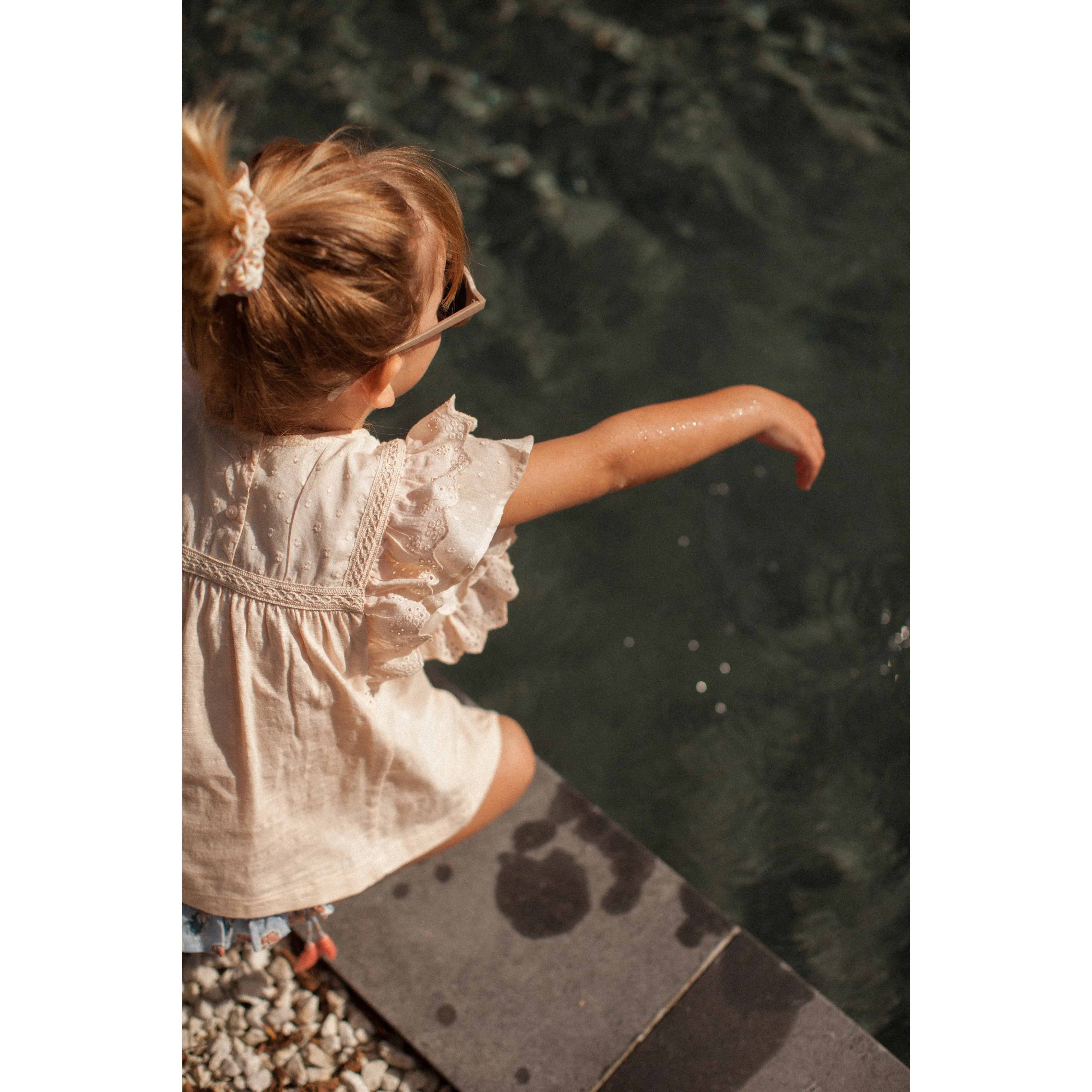 Bonheur du Jour Paris Baby Girl Tee Shirt Nude