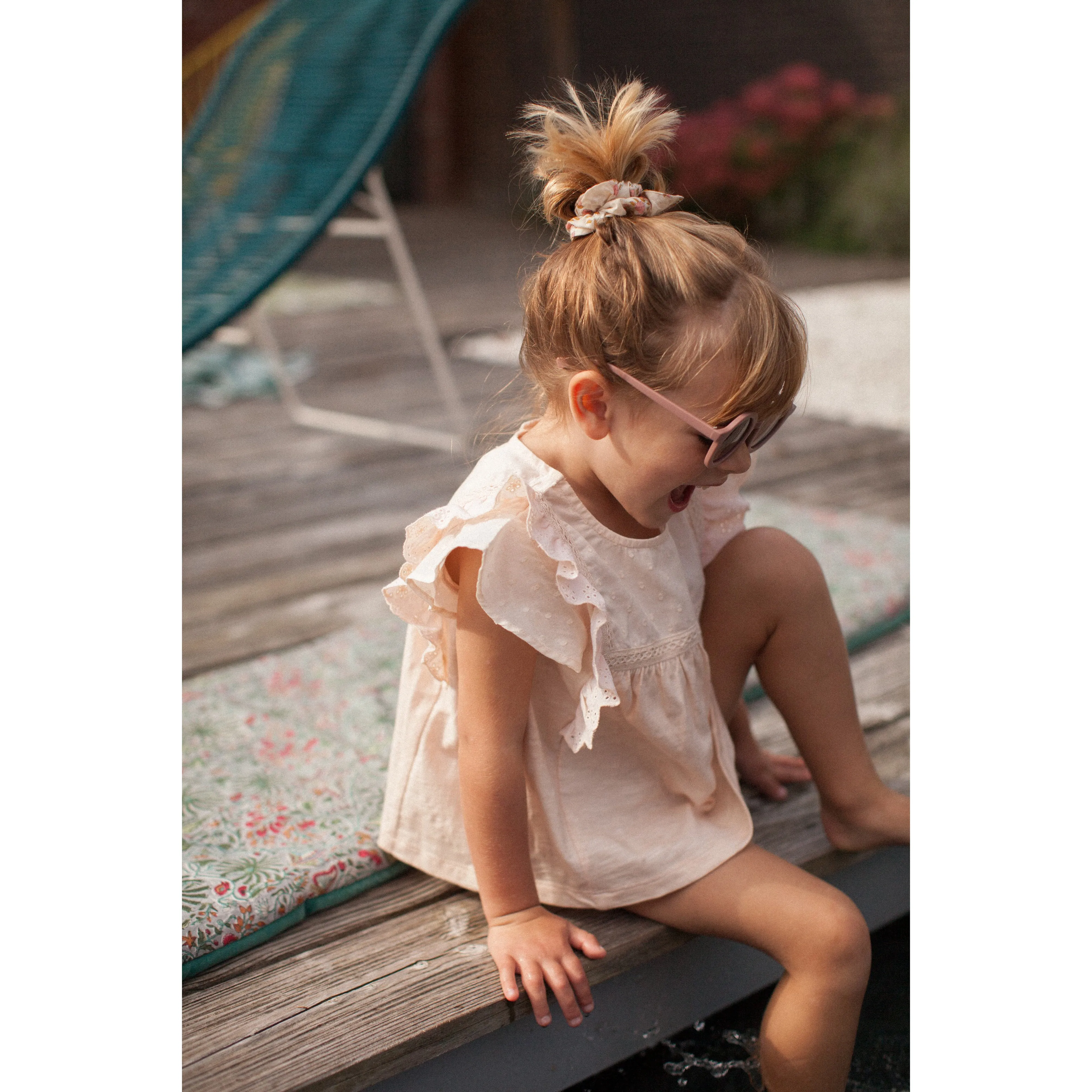Bonheur du Jour Paris Baby Girl Tee Shirt Nude