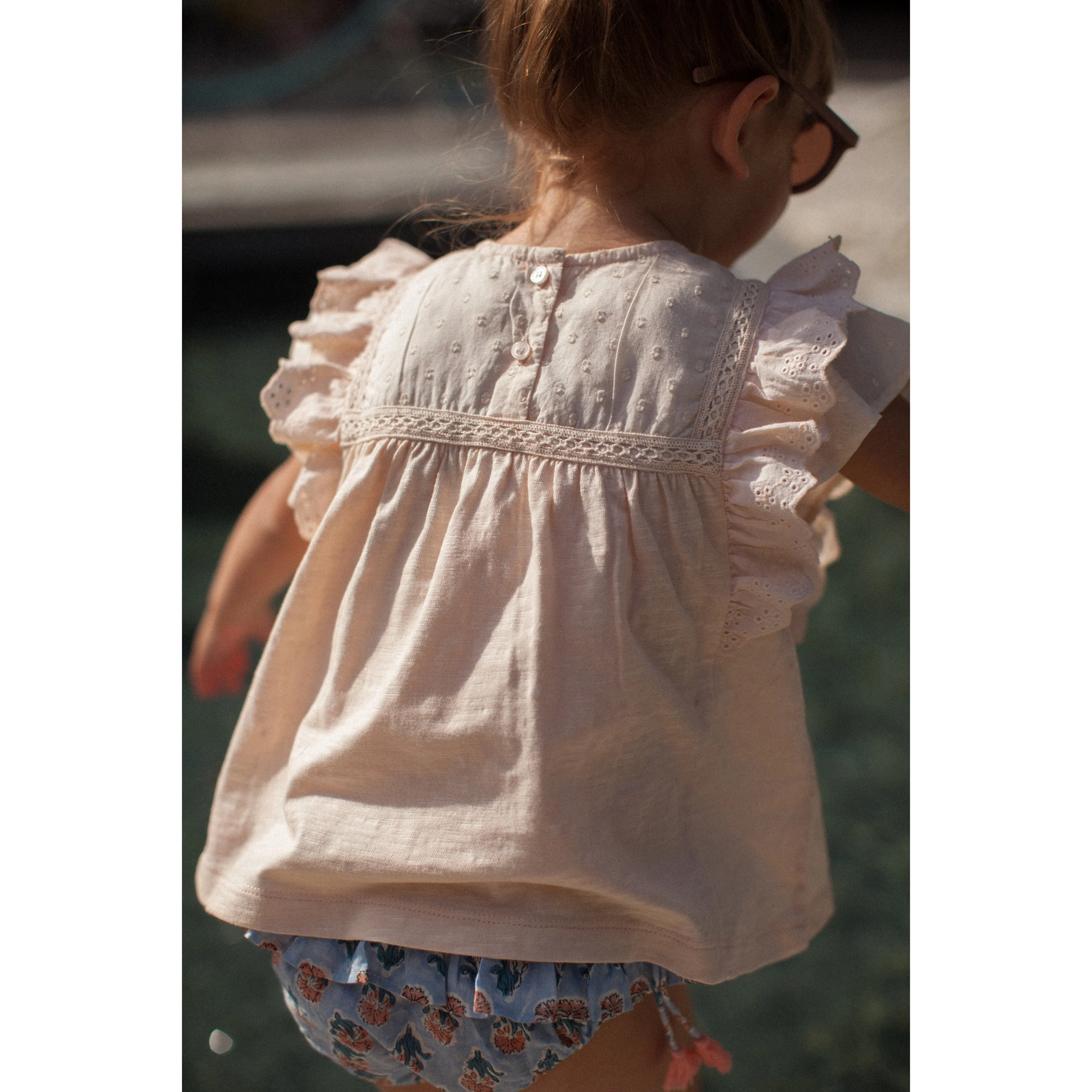 Bonheur du Jour Paris Baby Girl Tee Shirt Nude