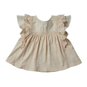 Bonheur du Jour Paris Baby Girl Tee Shirt Nude