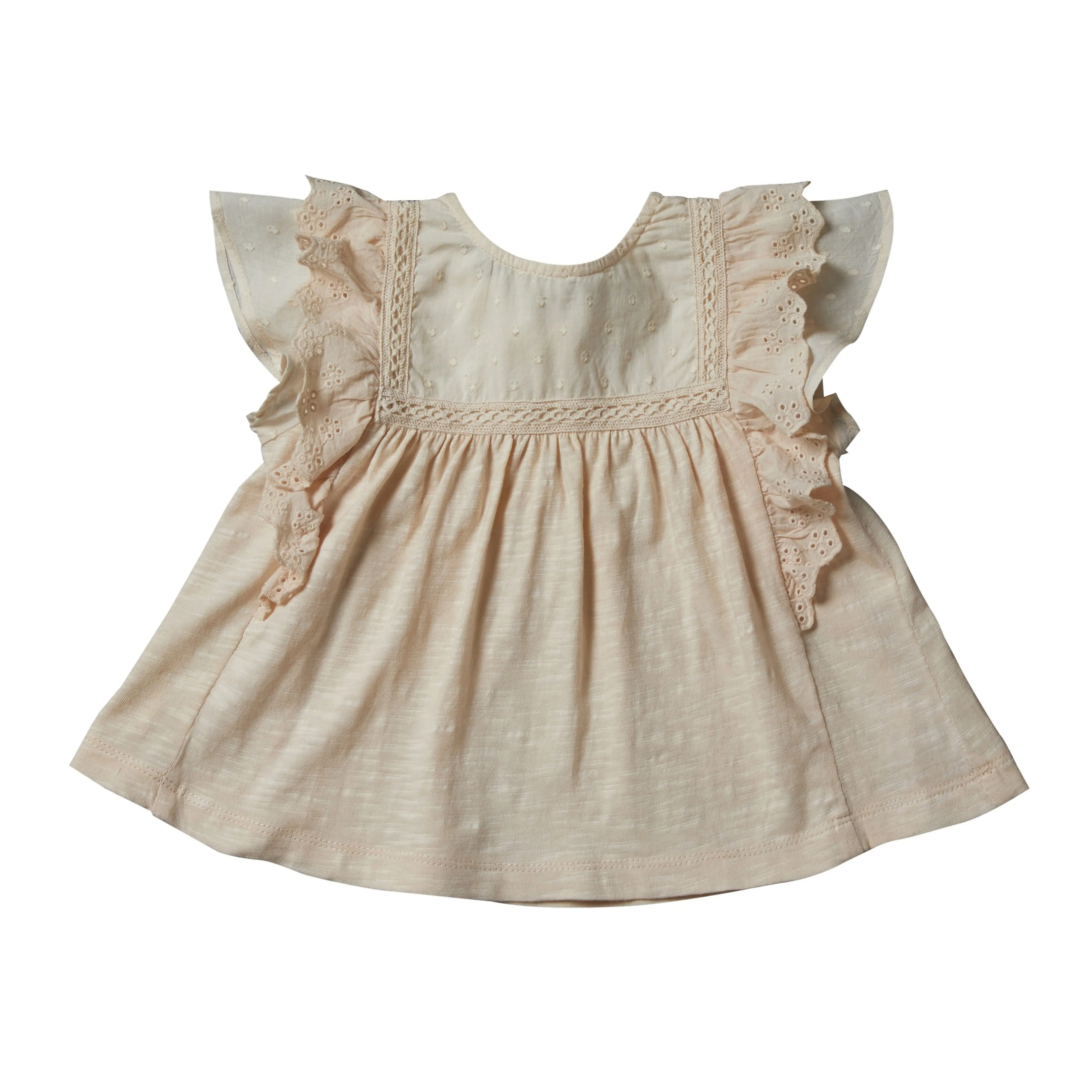 Bonheur du Jour Paris Baby Girl Tee Shirt Nude