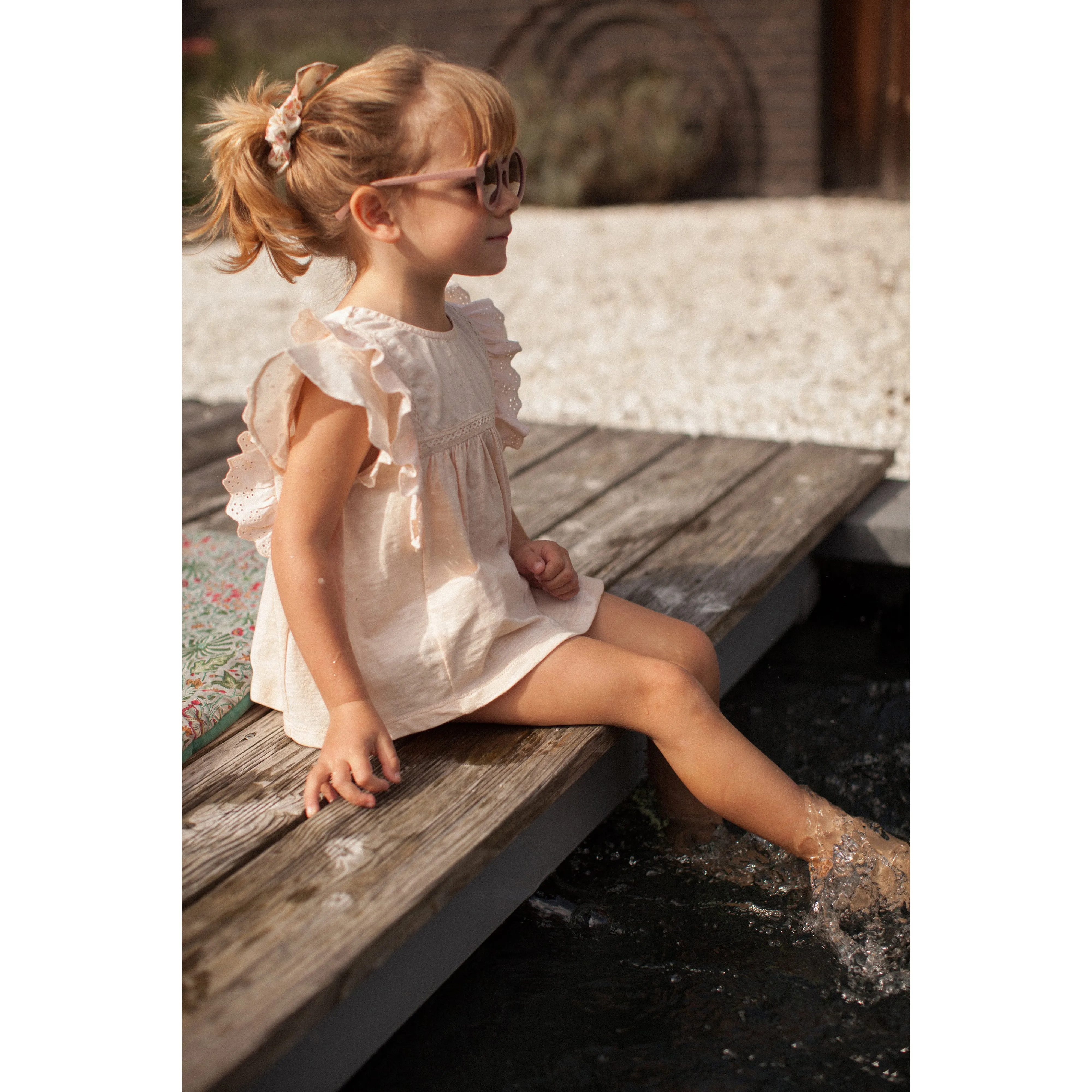 Bonheur du Jour Paris Baby Girl Tee Shirt Nude