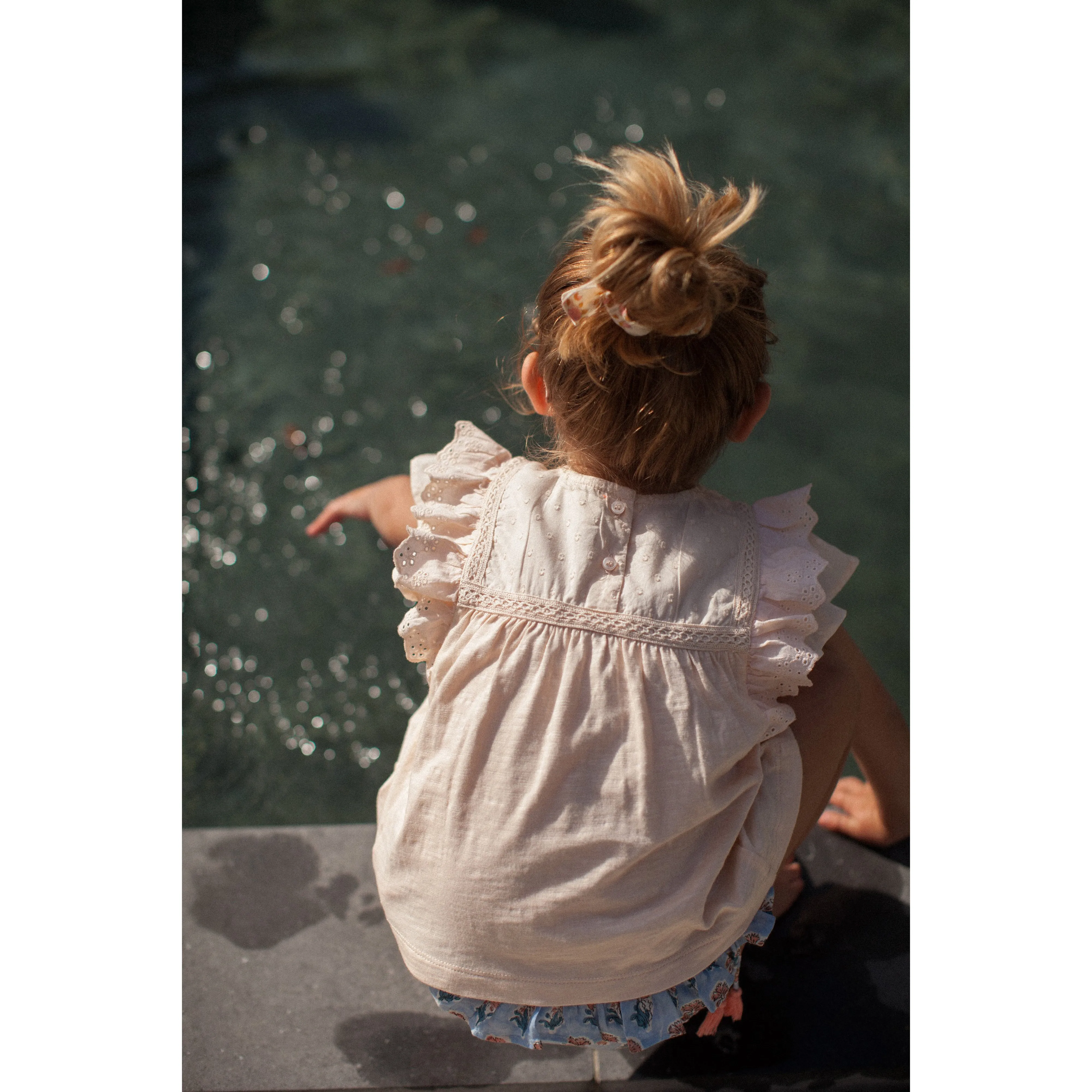 Bonheur du Jour Paris Baby Girl Tee Shirt Nude