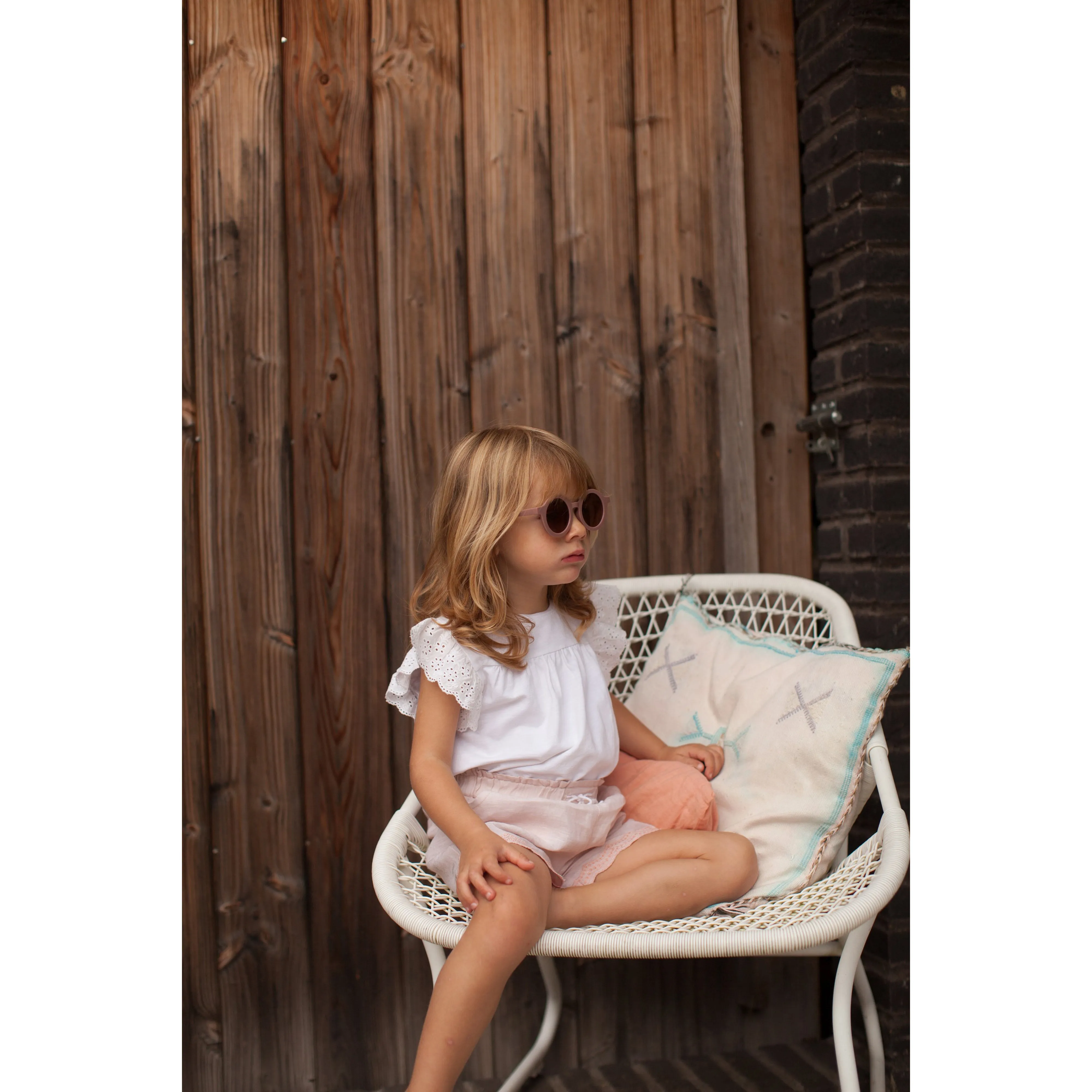 Bonheur du Jour Paris Baby Girl Tee Shirt White