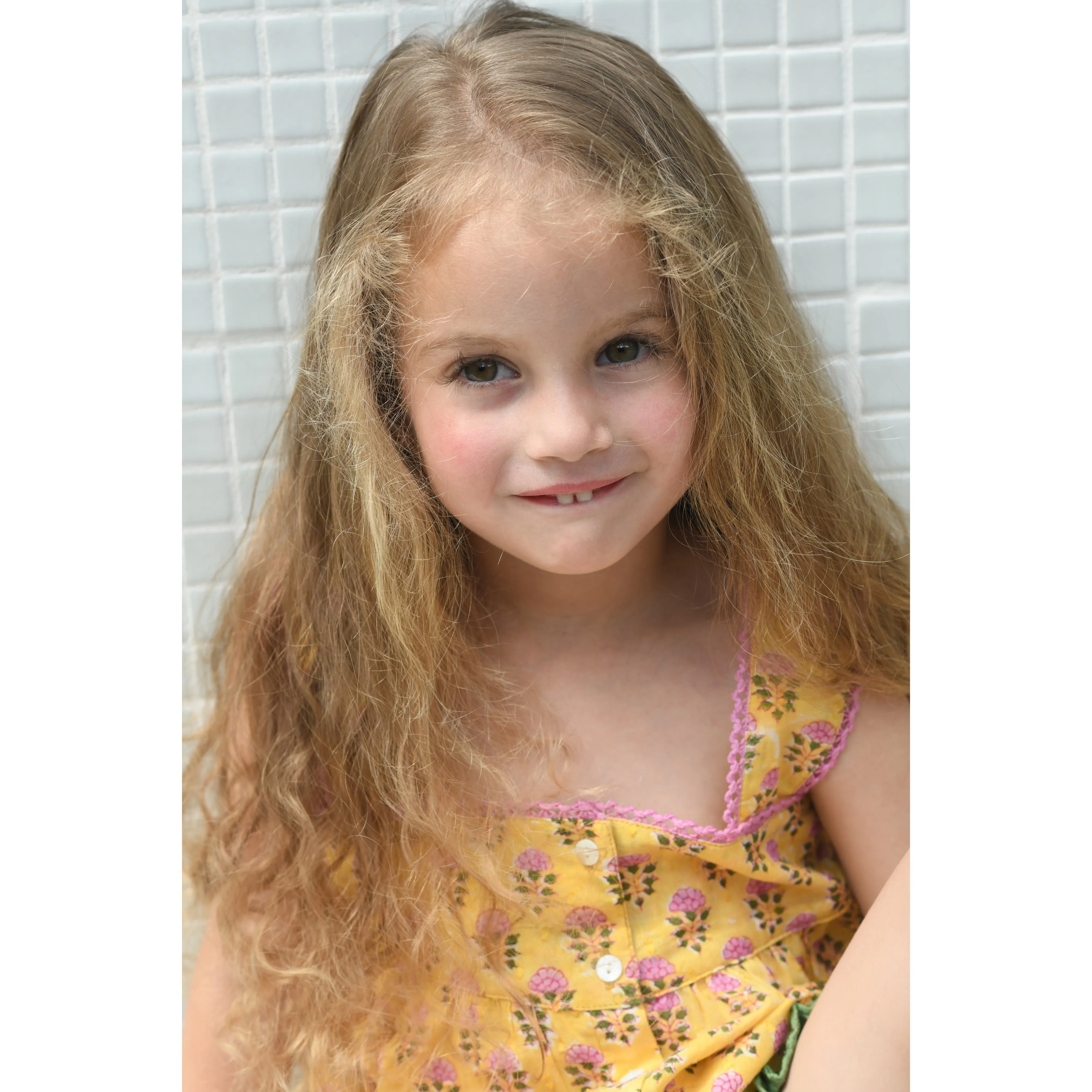 Bonheur du Jour Paris Bertille Baby   Girl Top Jaune