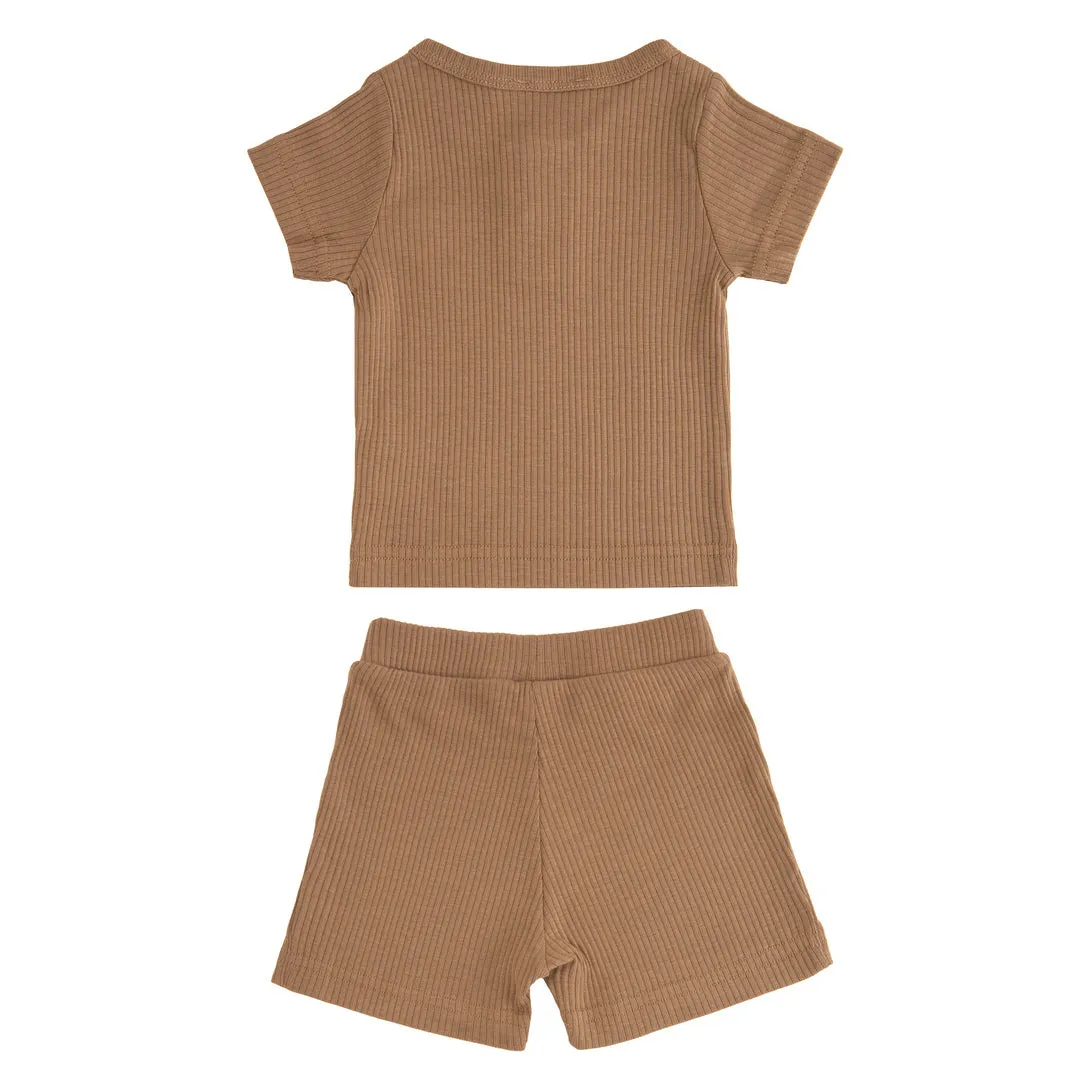 Brown Modal Pocket Outfit