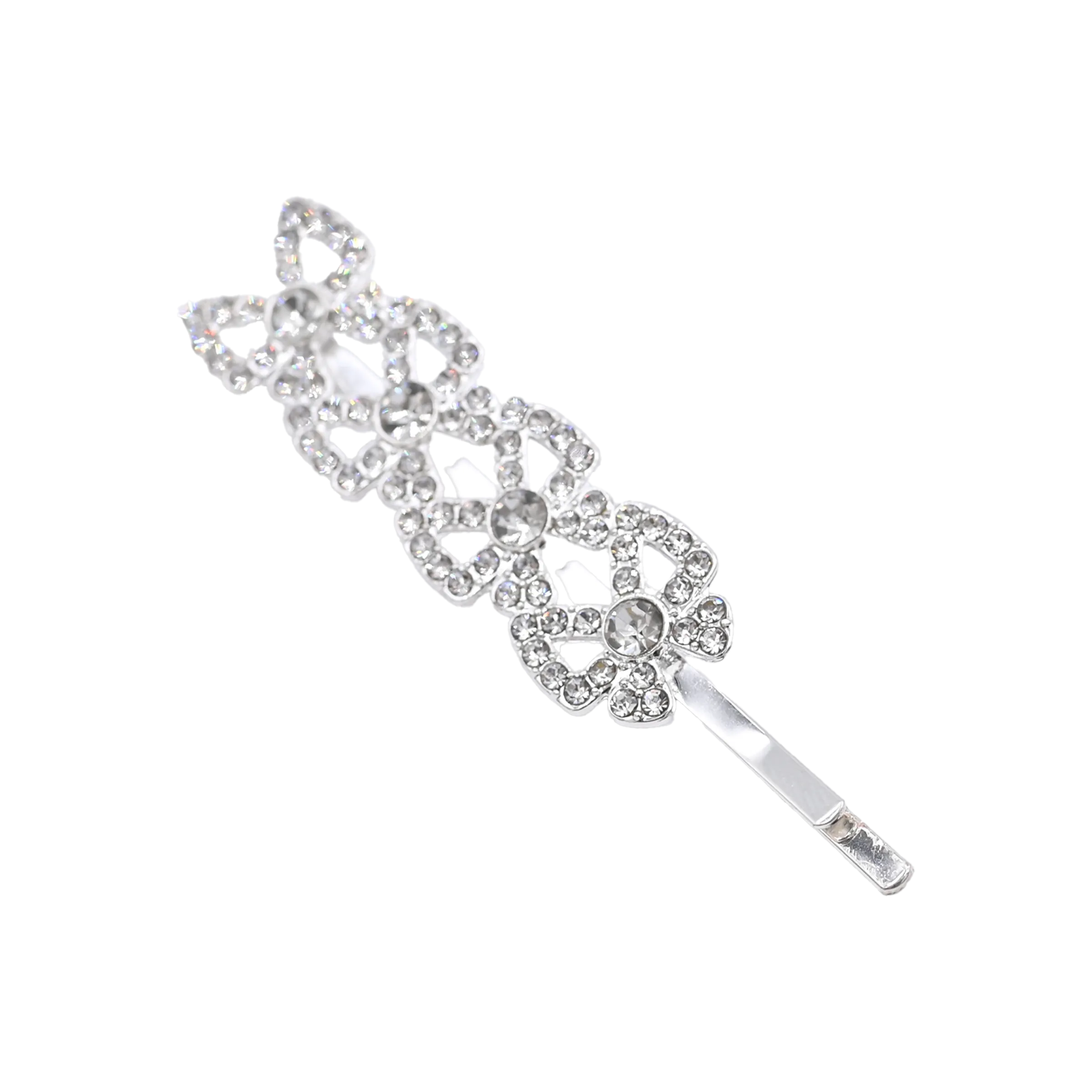 Crystal Bow & Mosaic Hair Pins