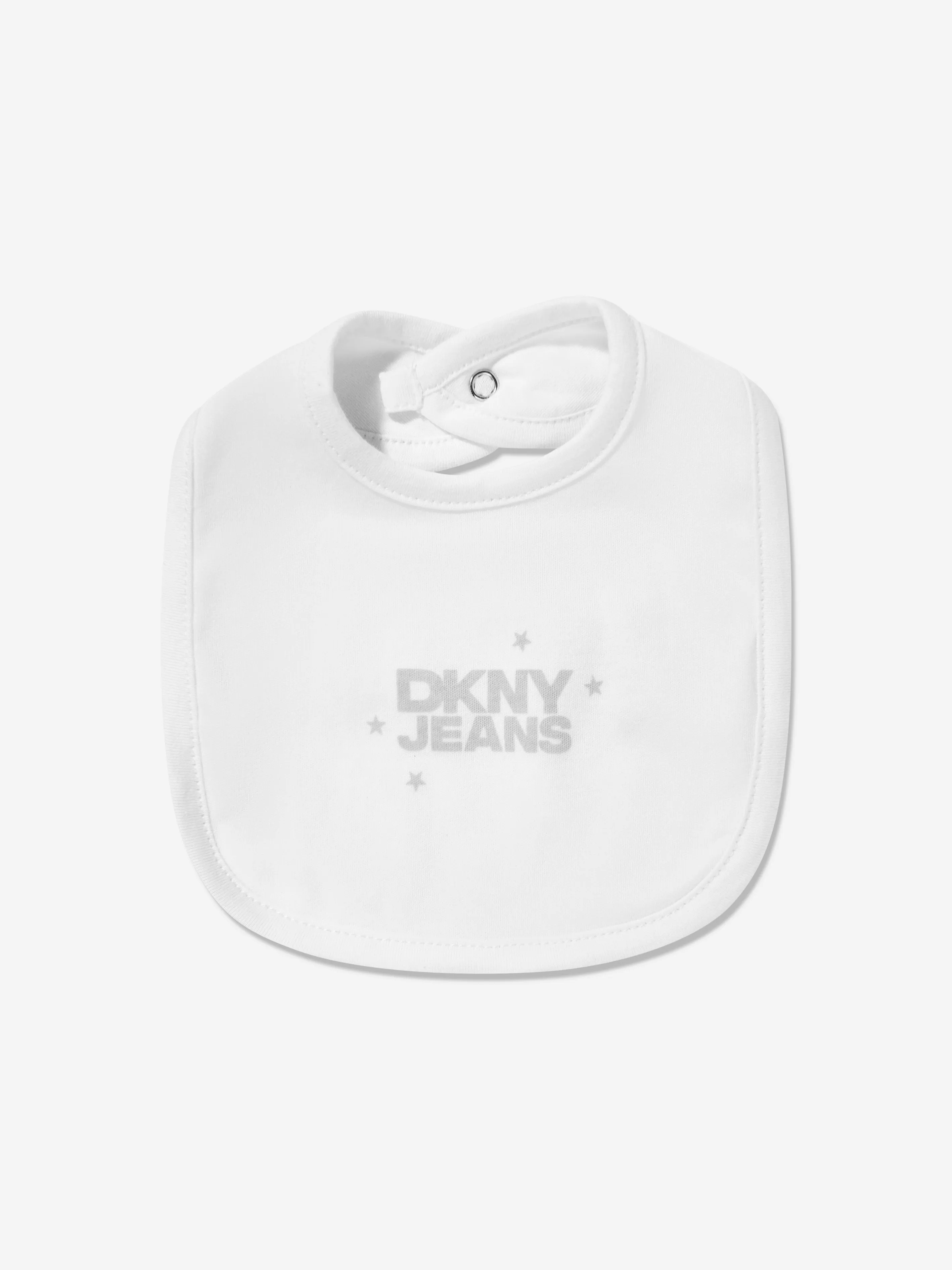 DKNY Baby Bibs and Socks Set in Grey