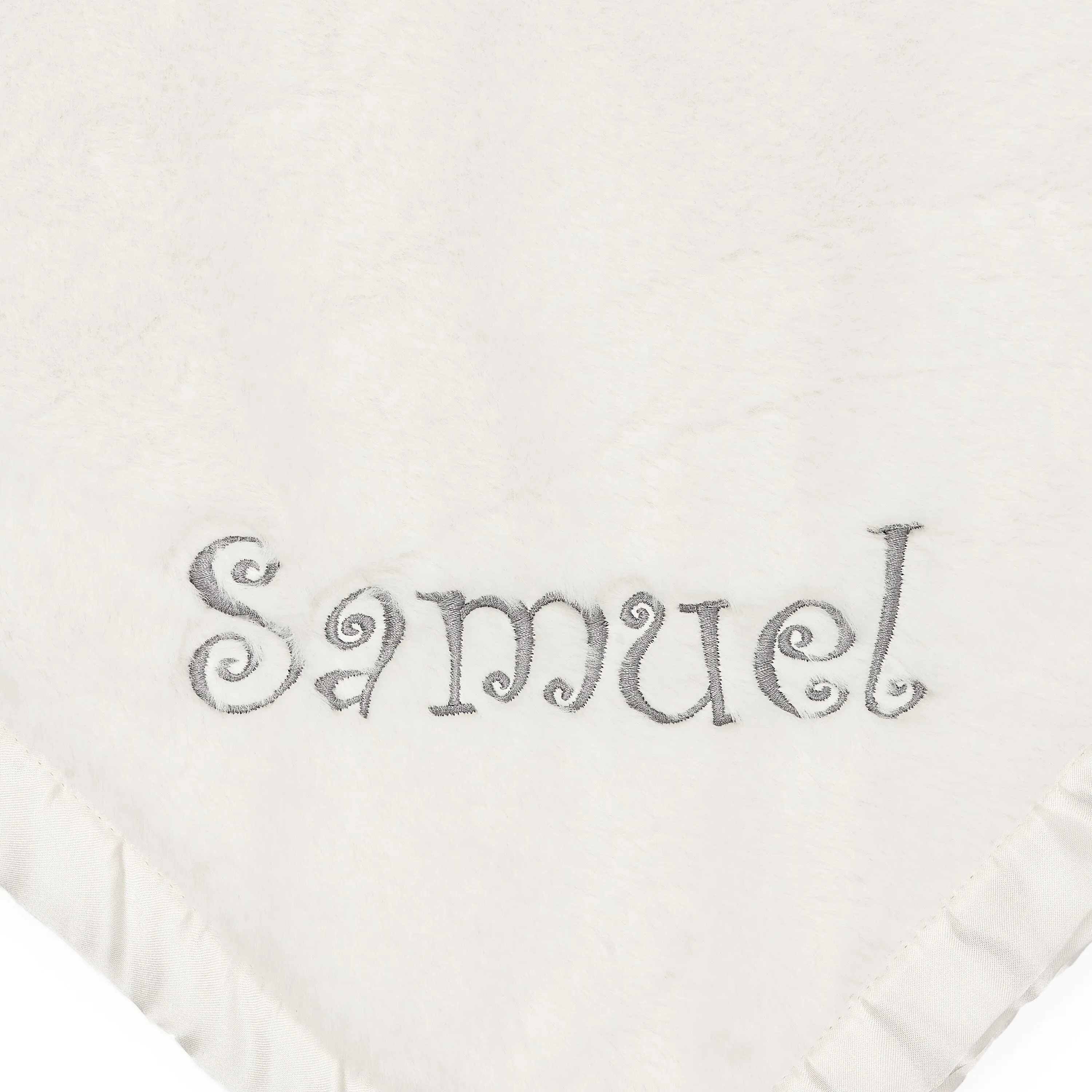 Embroidered Neutral Ivory Plush Blanket Gerber Childrenswea