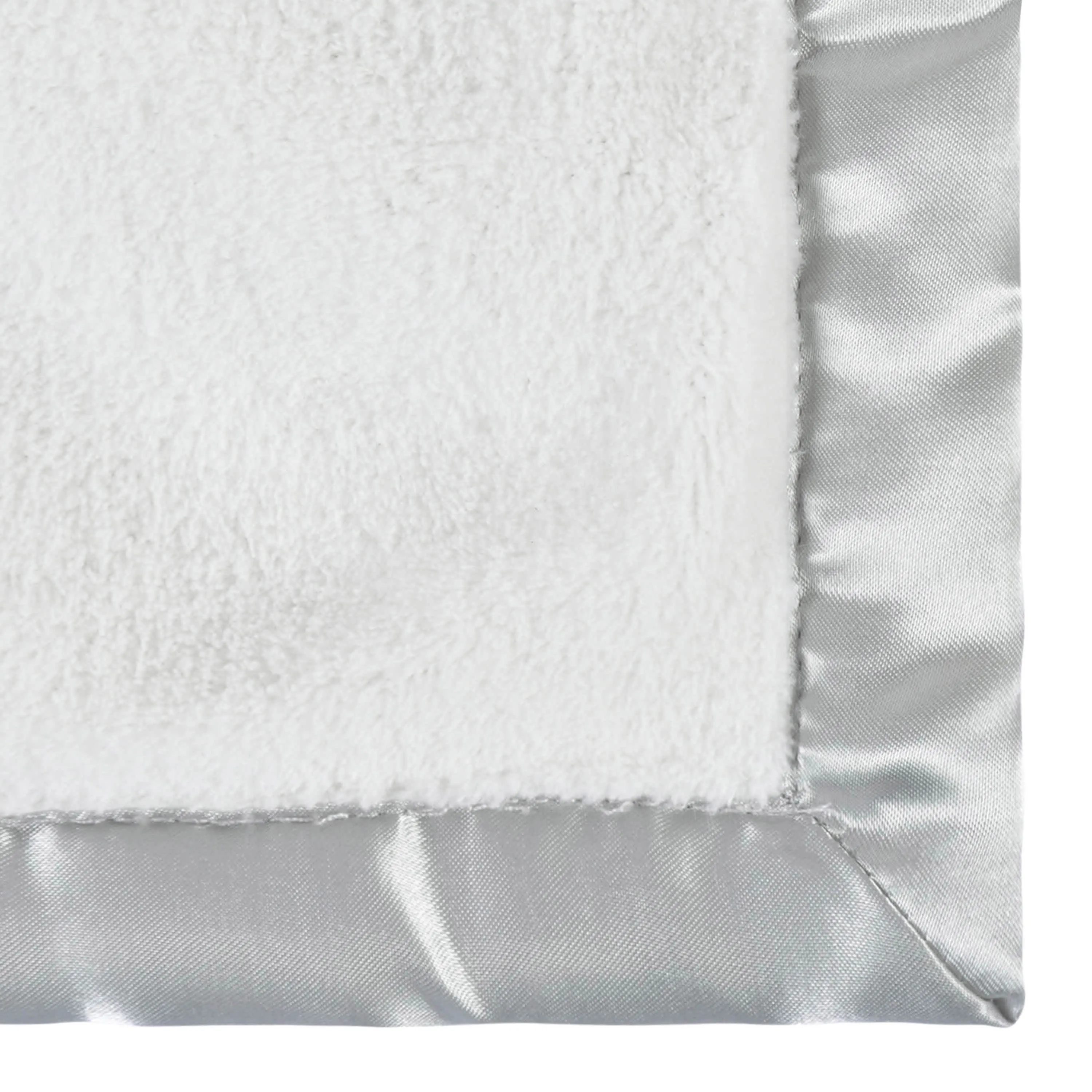 Embroidered Neutral Light Gray Plush Blanket Gerber Childrenswea