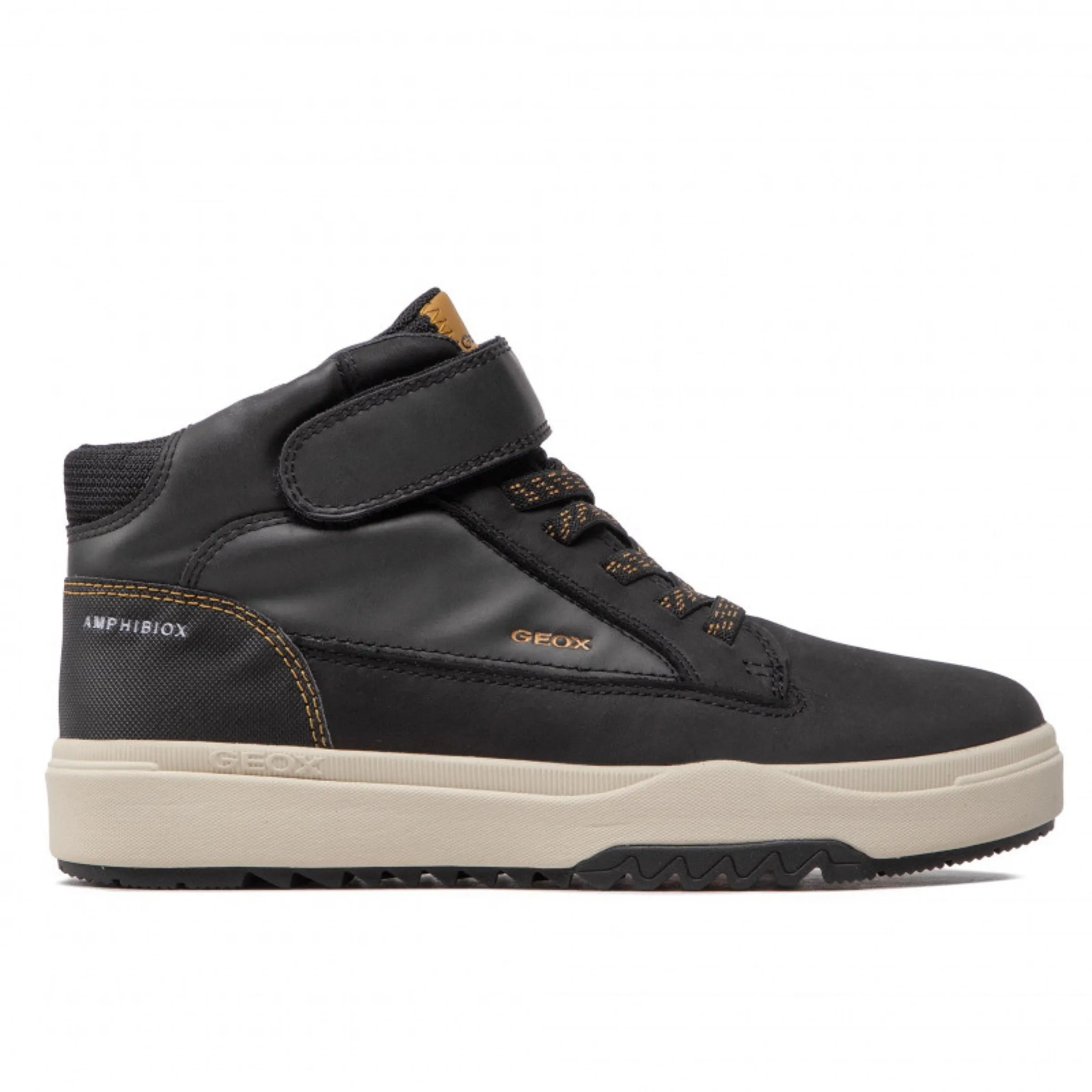 GEOX-J BUNSHEE B.BABX A - WA.SY NBK-J16FMA-0ME32-C9241-BLACK/DK YELLOW