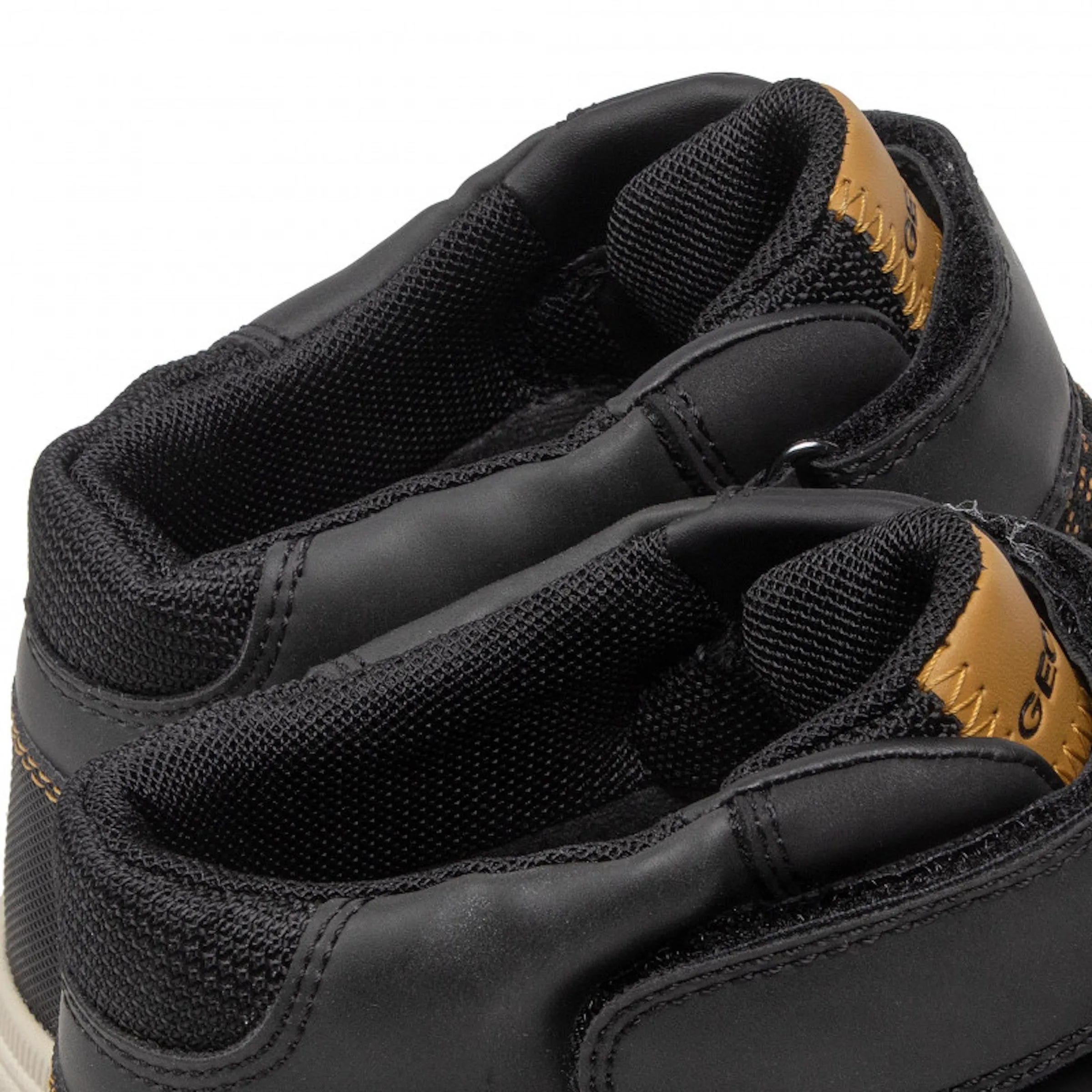 GEOX-J BUNSHEE B.BABX A - WA.SY NBK-J16FMA-0ME32-C9241-BLACK/DK YELLOW