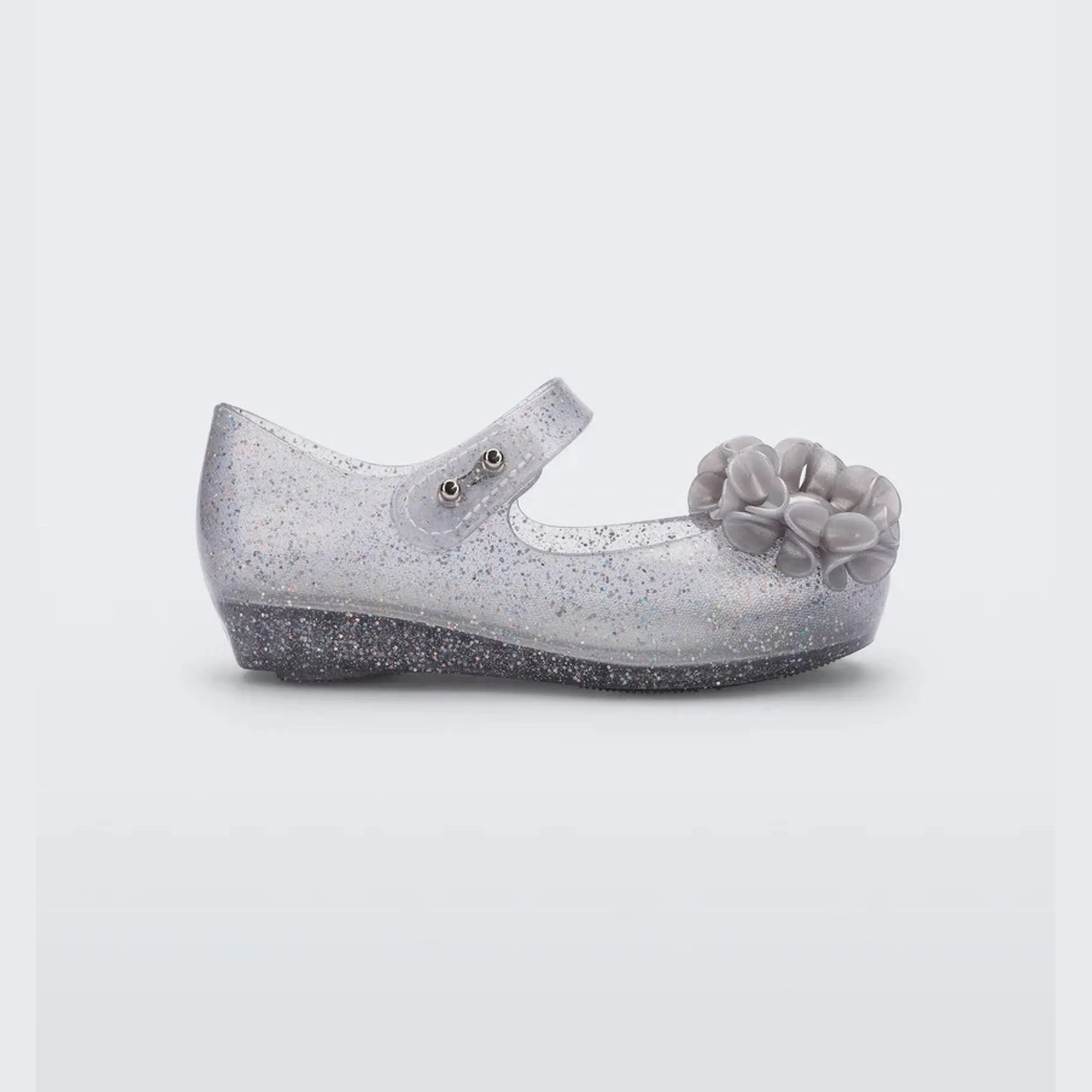 Glitter Gray Ballet Flat