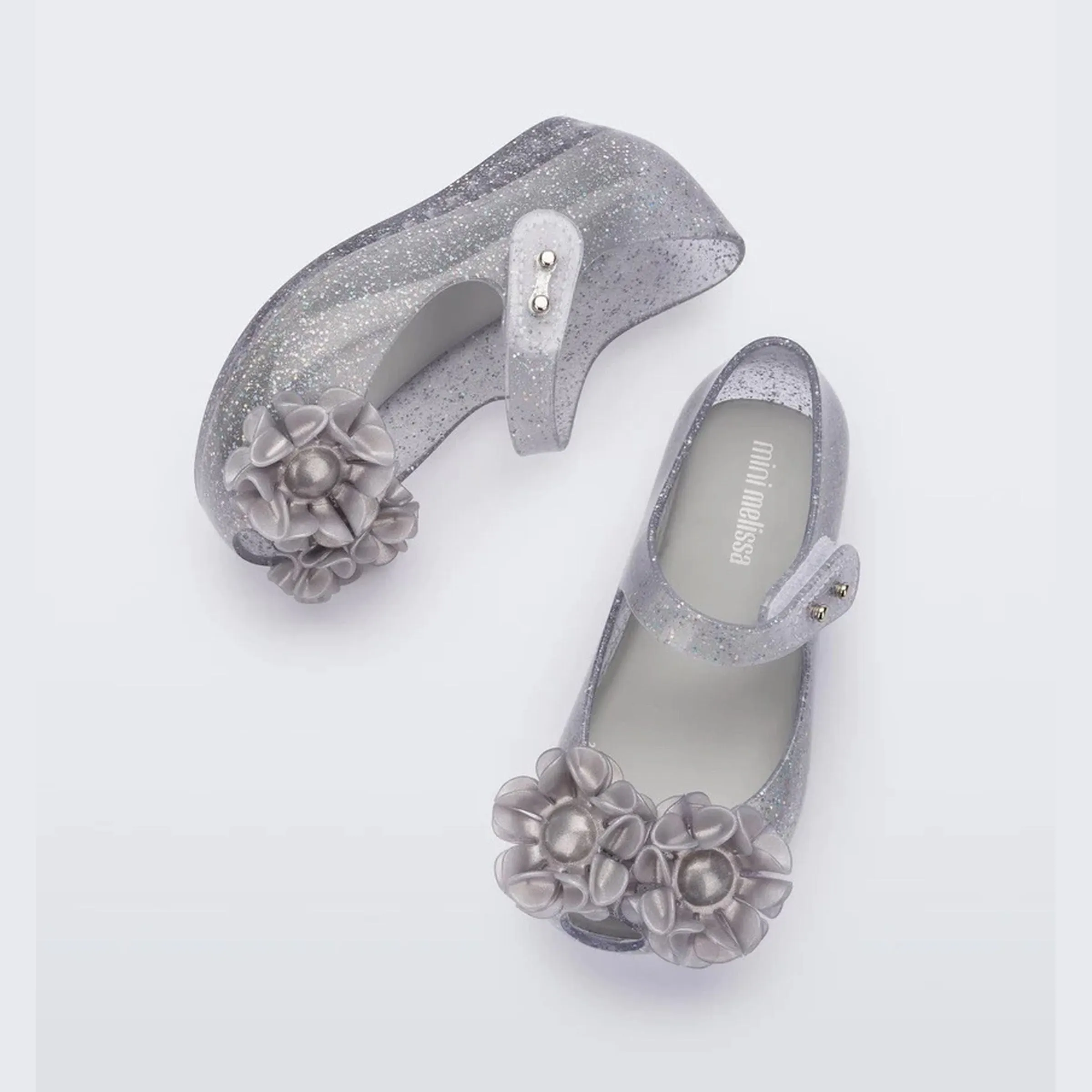 Glitter Gray Ballet Flat