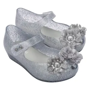 Glitter Gray Ballet Flat