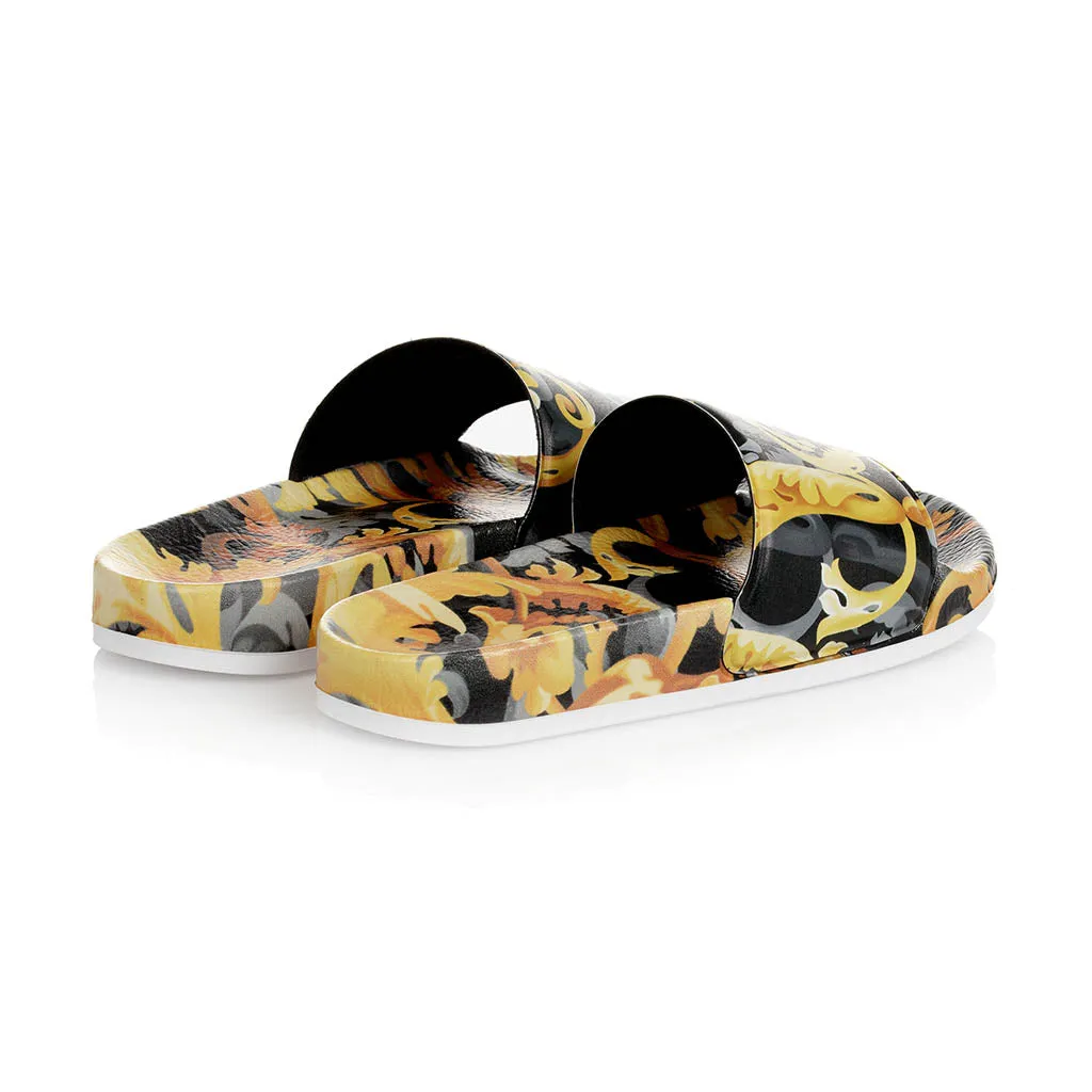 Gold Baroccoflage Kids Print Slides