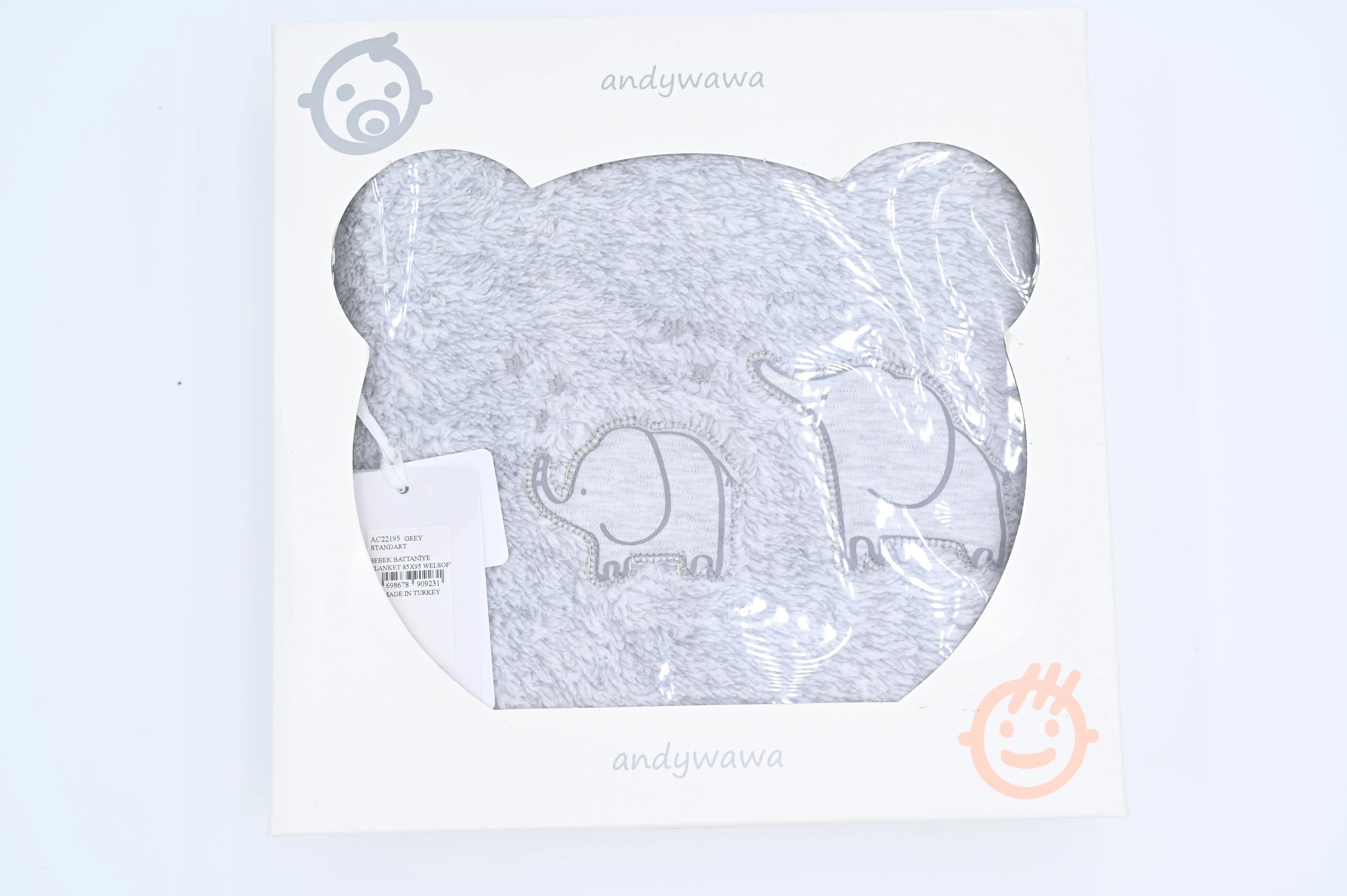 Gray Welsoft Blanket