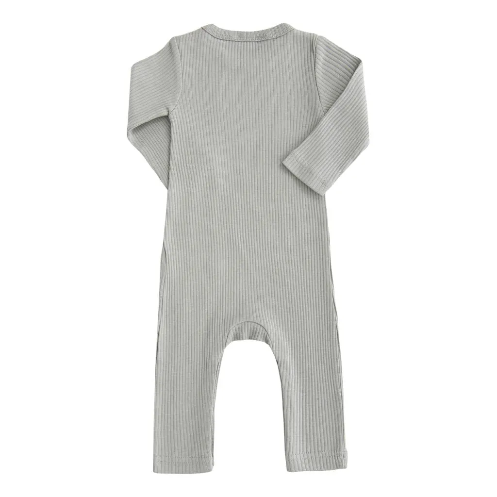 Green Sage LS Modal Romper