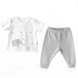 Grey Little King Elephant Pants Outfit