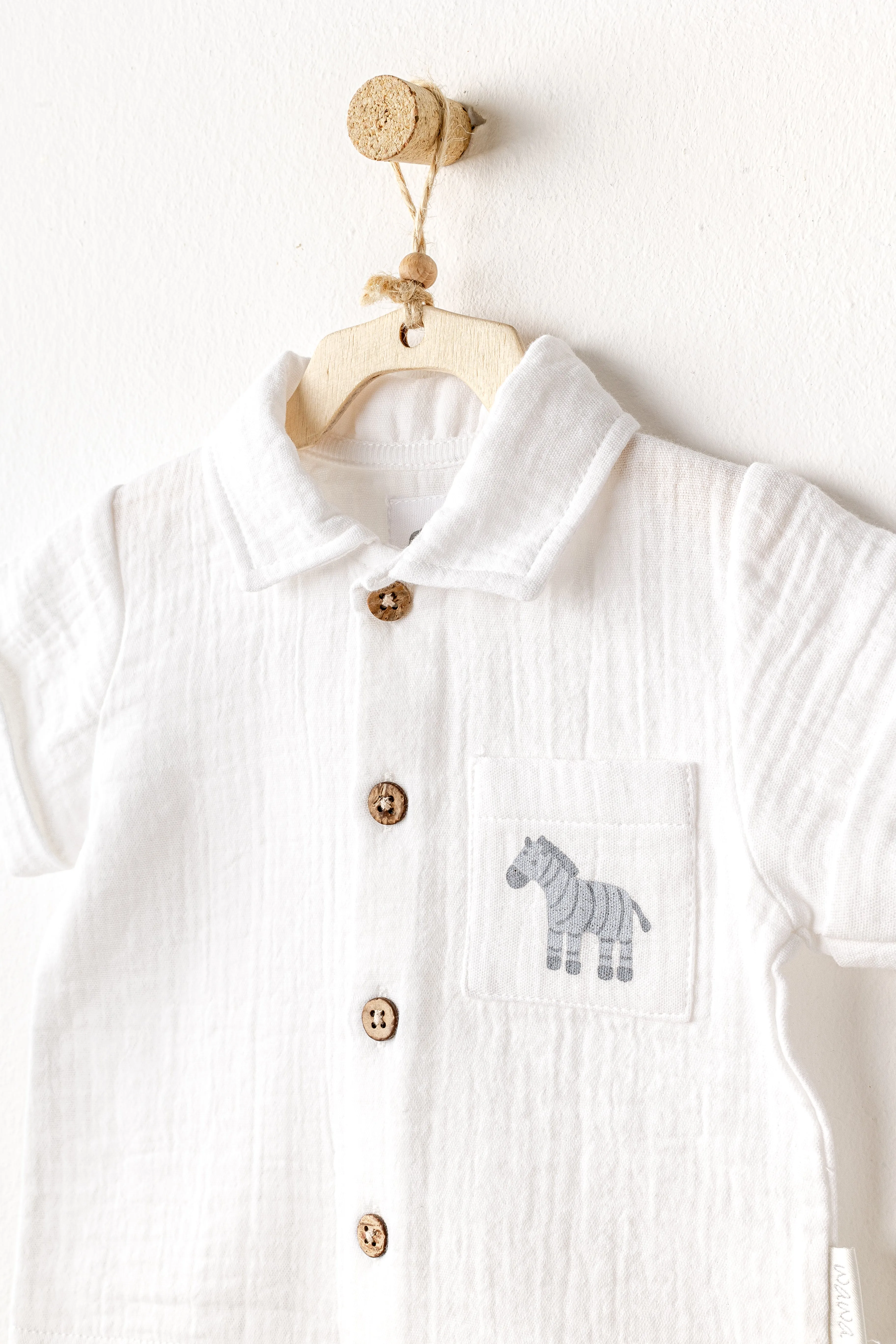 Grey Little King Zebra Pants Outfit