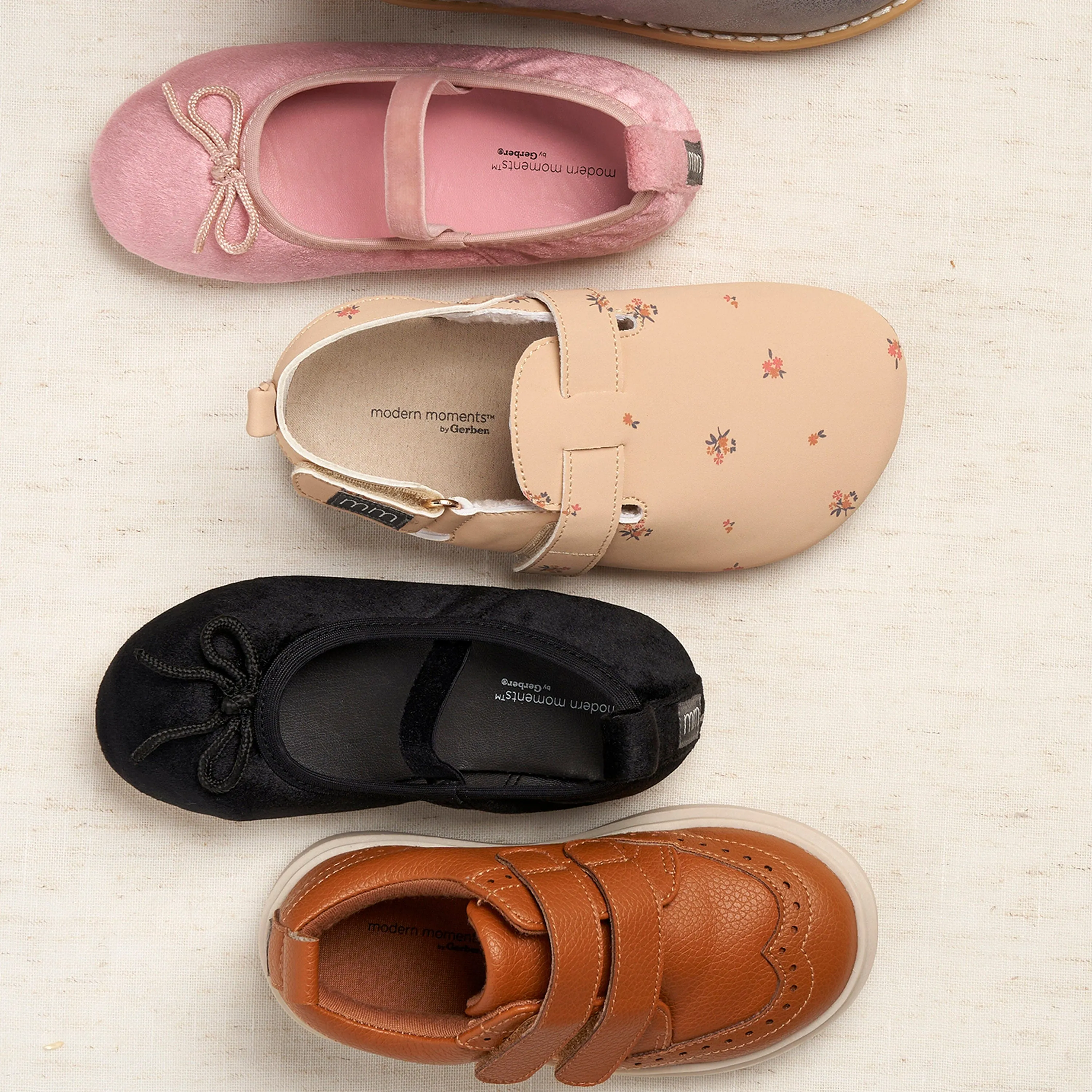 Infant & Toddler Boys Brown Wingtip Sneaker Gerber Childrenswea