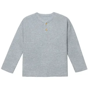Infant & Toddler Boys Gray Heather Henley Sweater Gerber Childrenswea