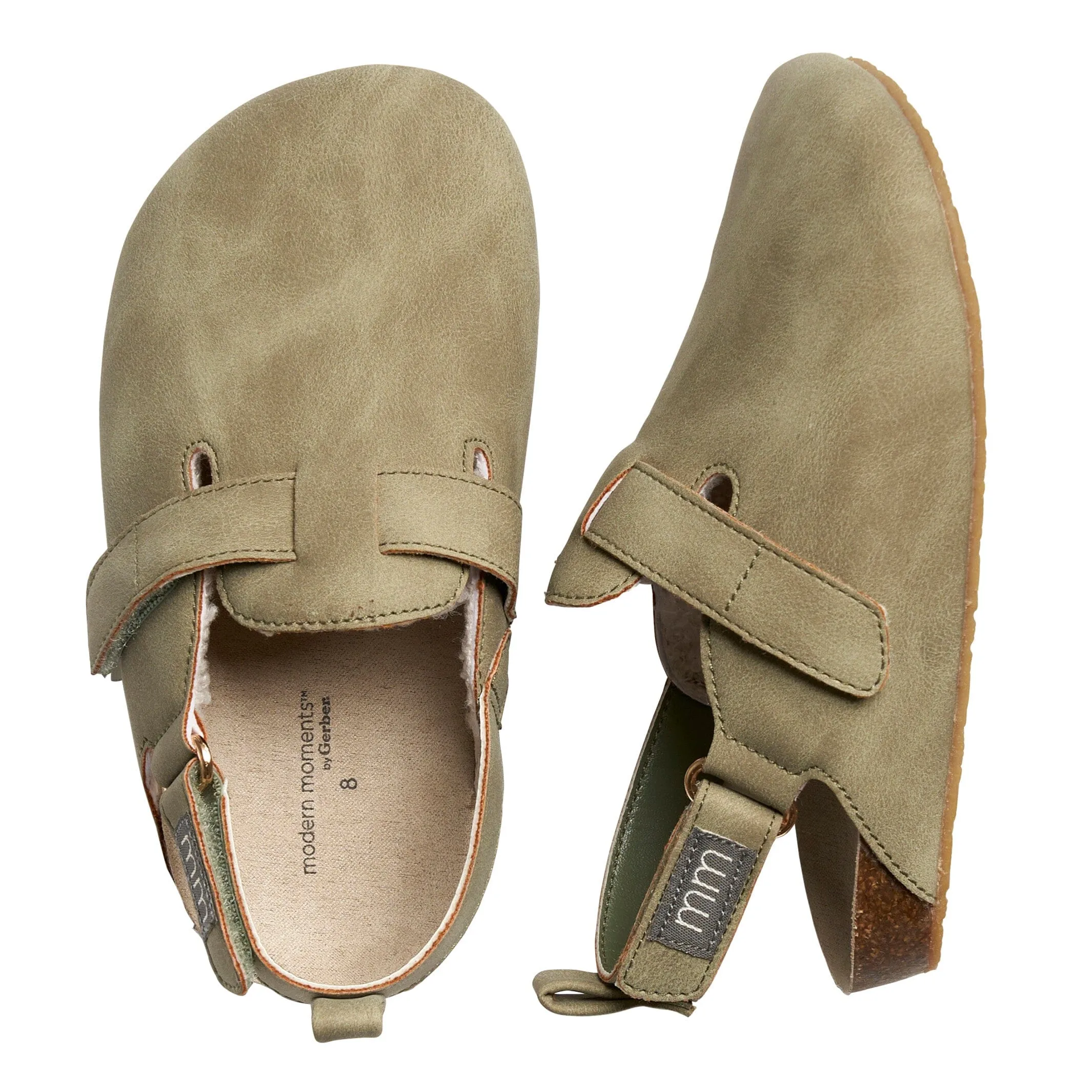 Infant & Toddler Neutral Dark Green Clog With Strap Gerber Childrenswea