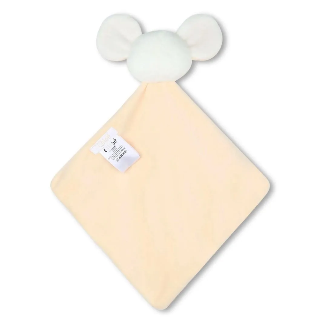 Ivory Embroidered Babygrow Toy Set