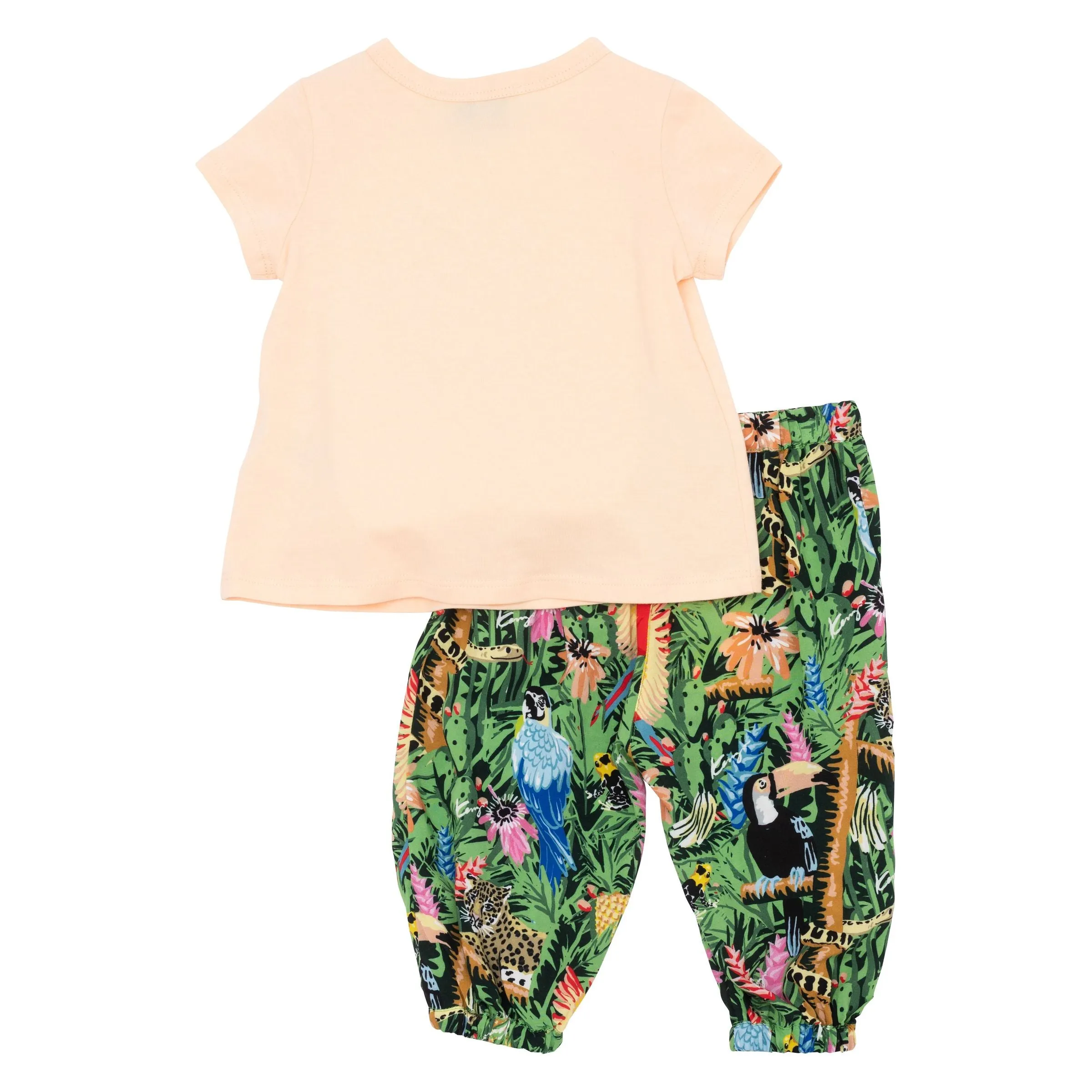 Kenzo-BG-DARK GREY-T-SHIRT   PANT SET-K08035-65