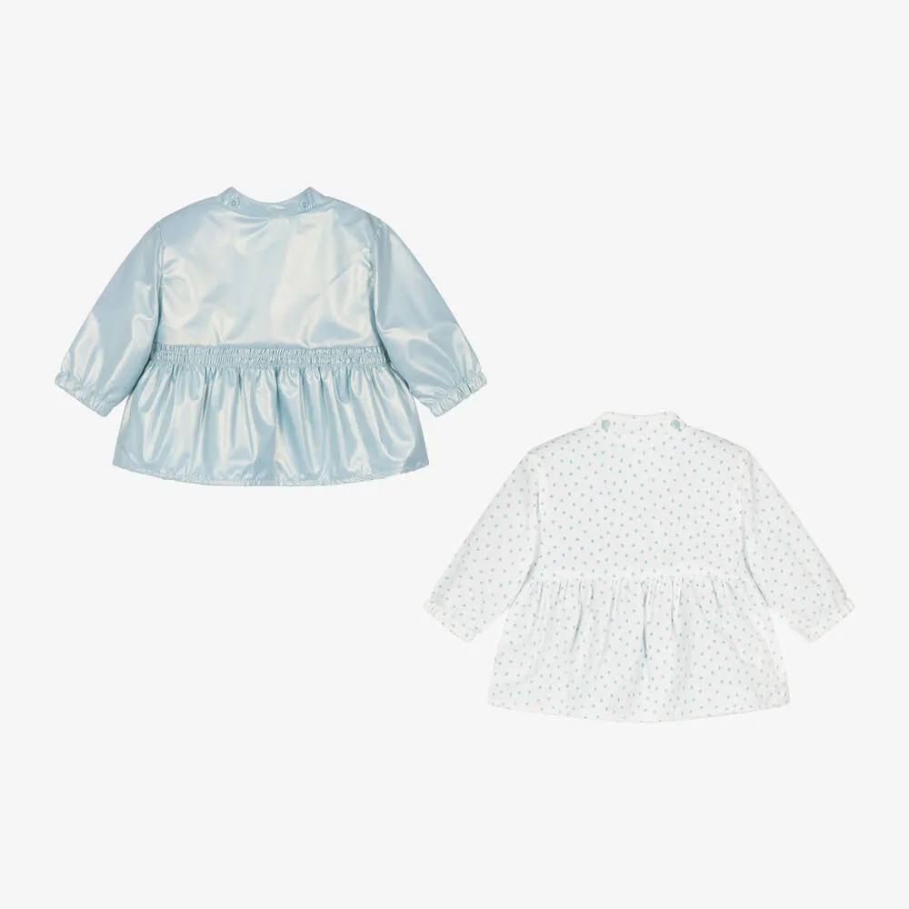 Light Blue Glass Windbreaker