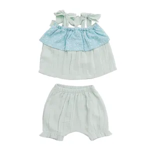 Light Blue Ruffle Outfit