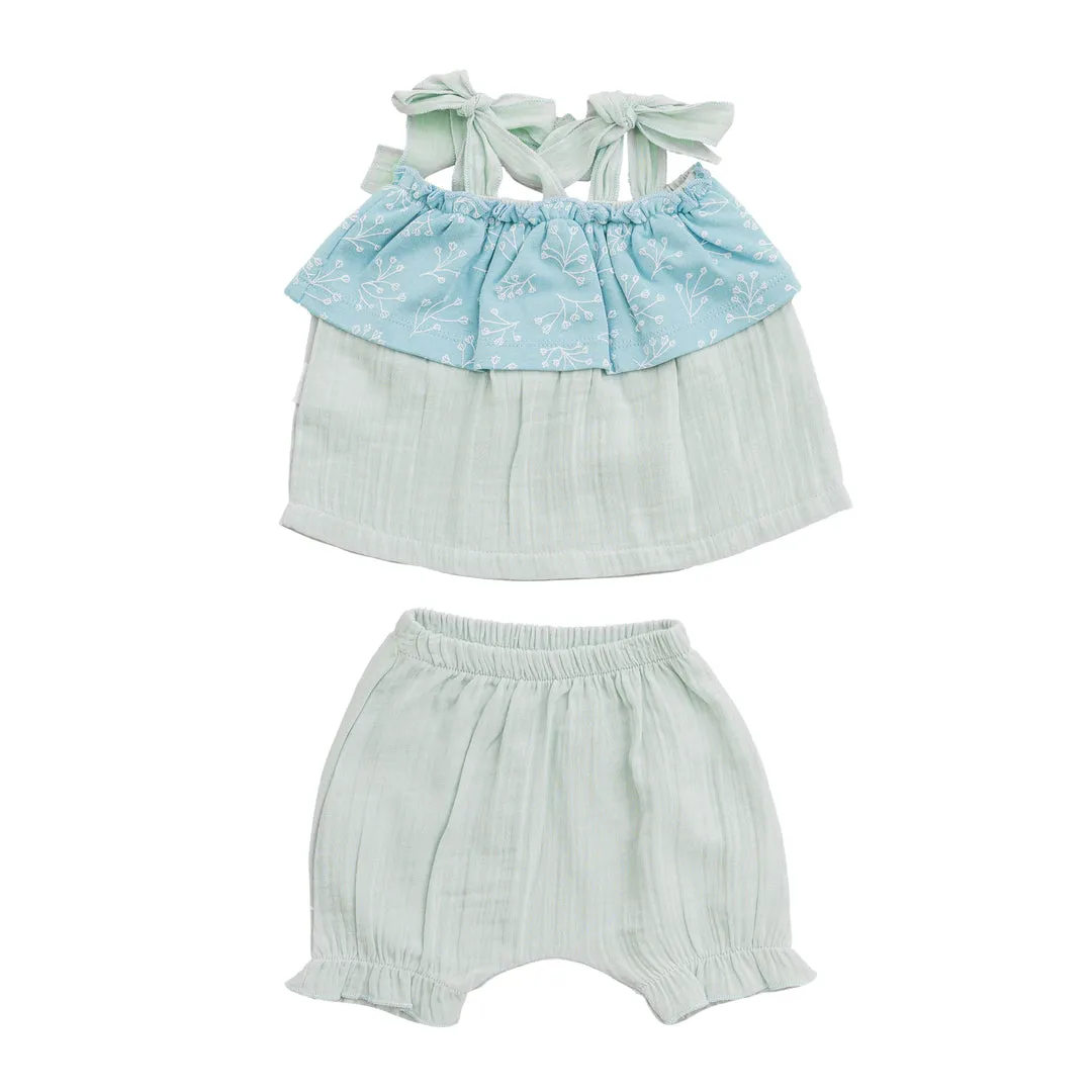 Light Blue Ruffle Outfit