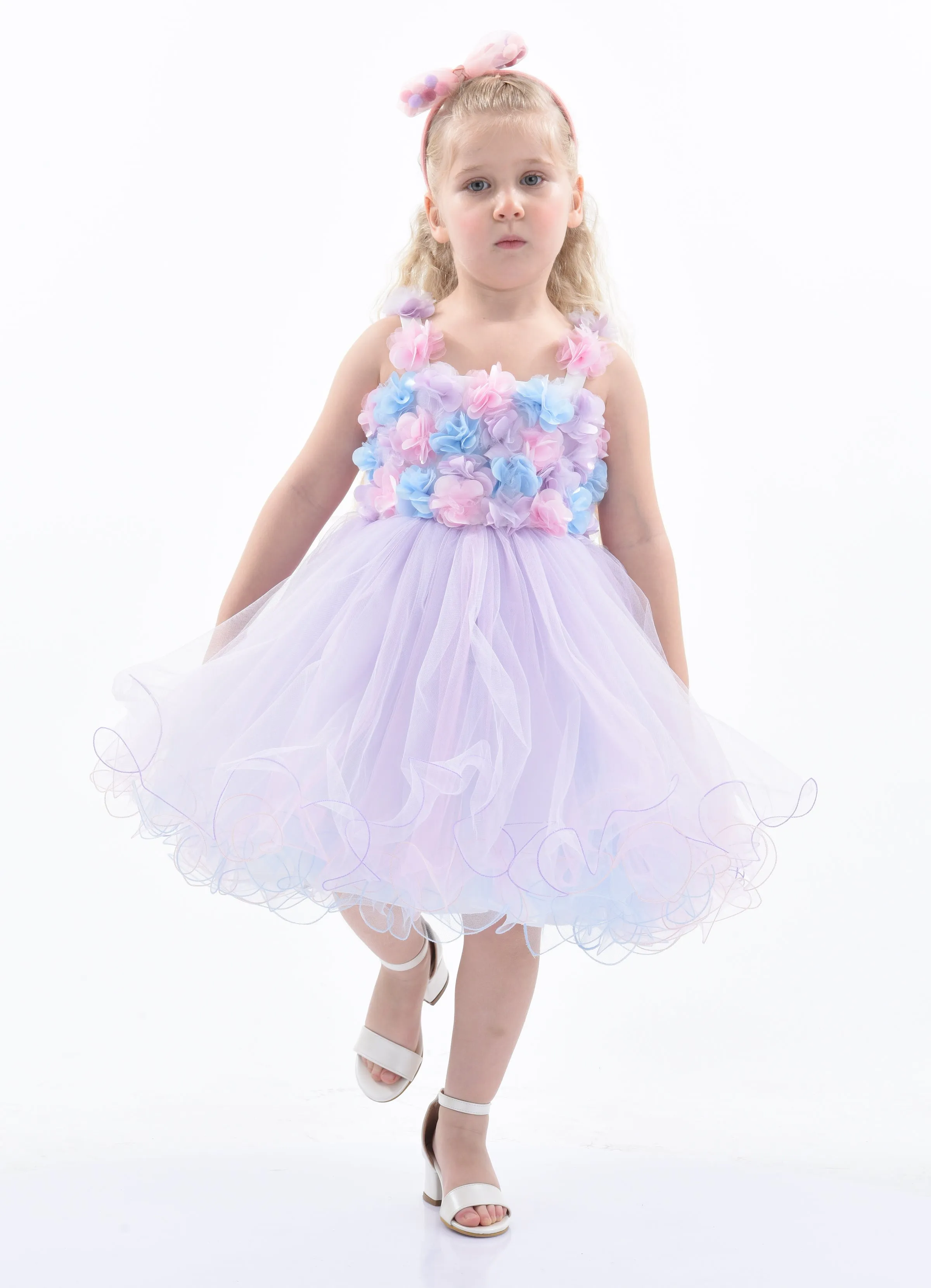 Lilac Rose Campanula Dress