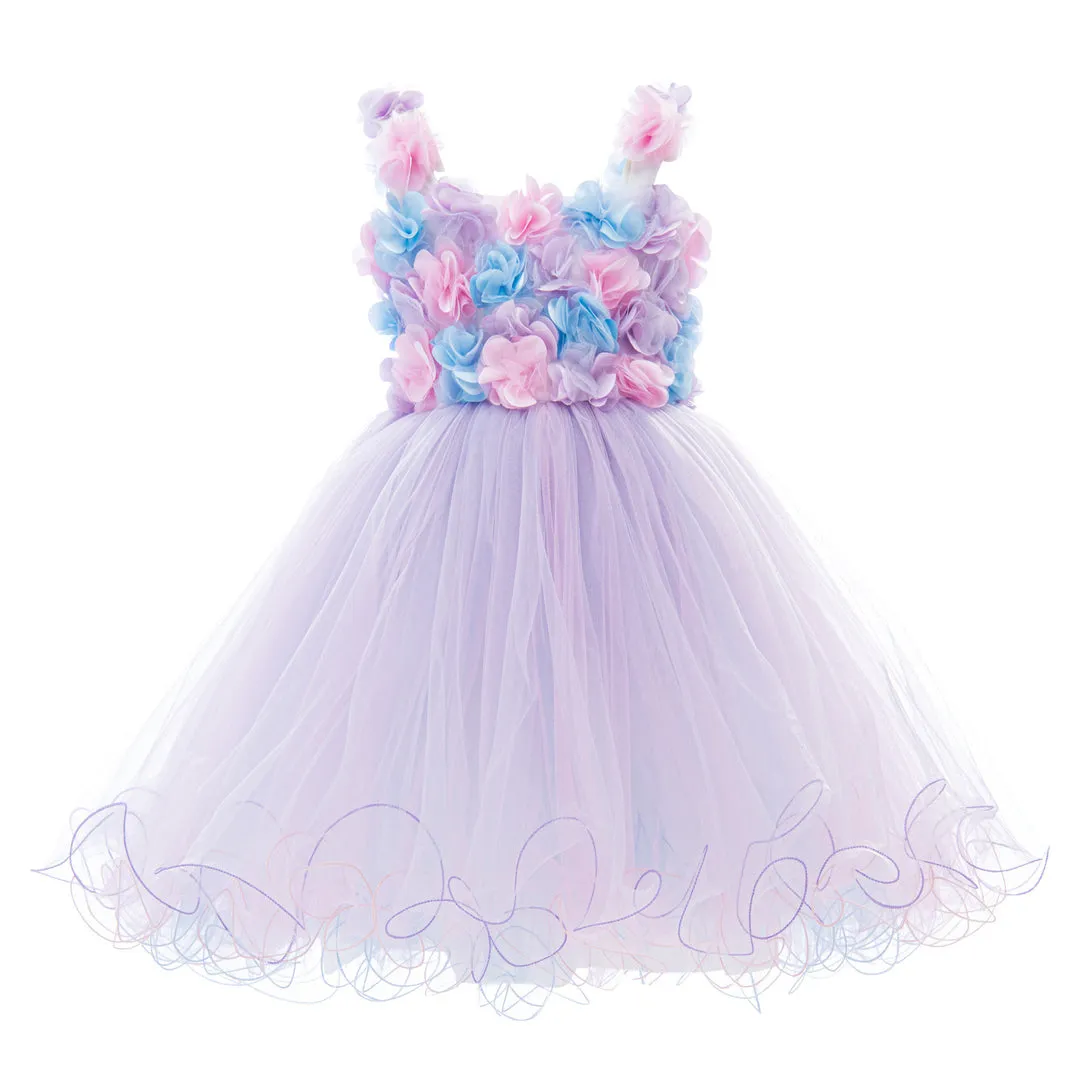 Lilac Rose Campanula Dress