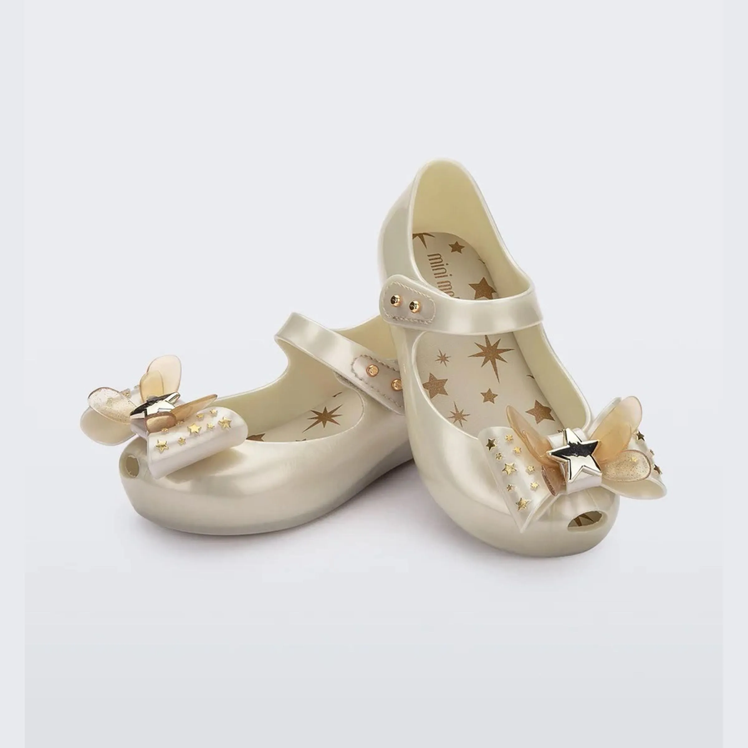 Metallic Champagne Ballet Flat