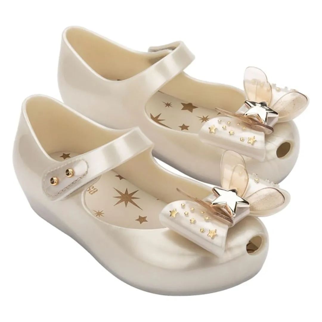 Metallic Champagne Ballet Flat