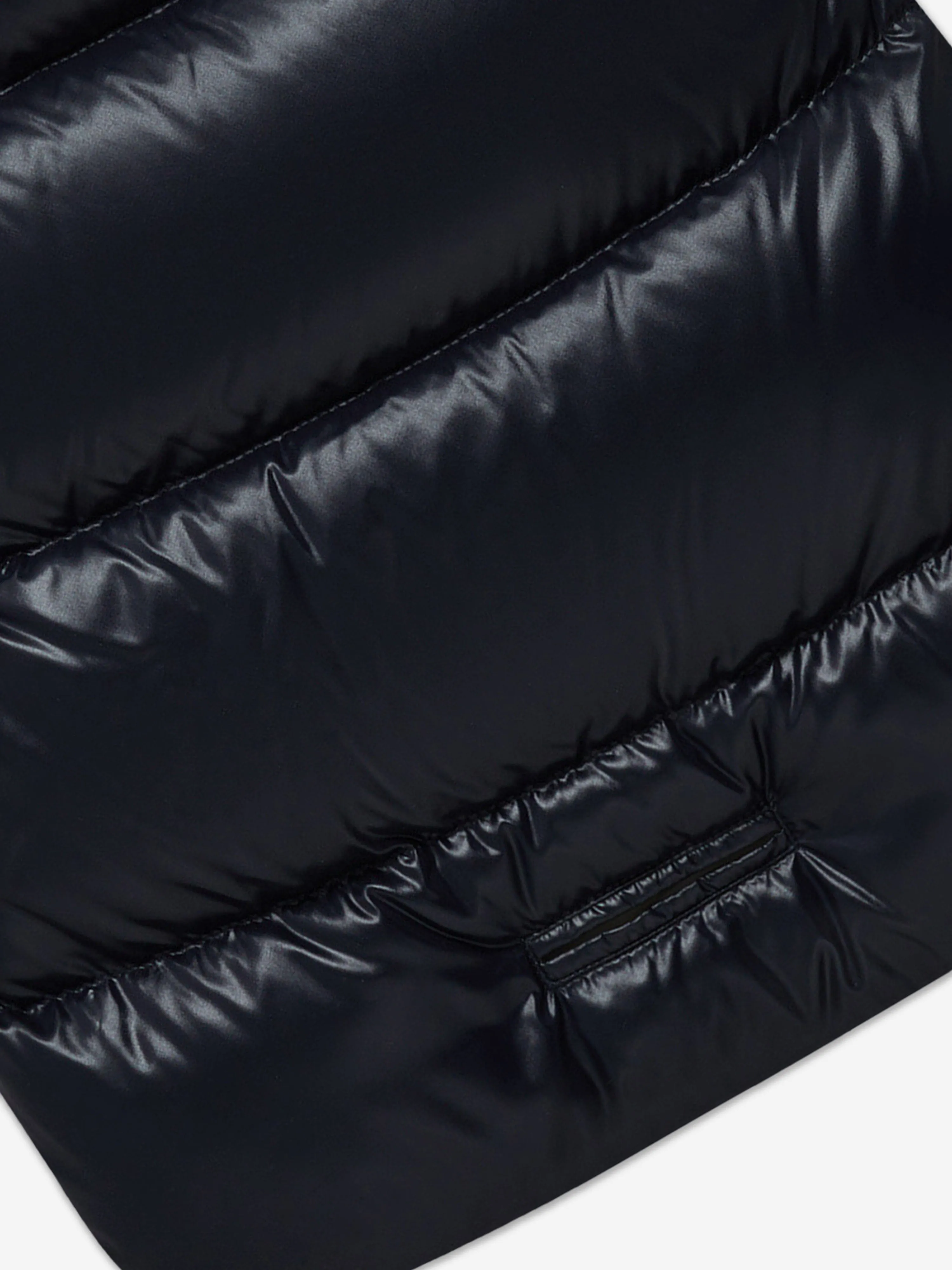 Moncler Enfant Baby Down Padded Nest in Navy