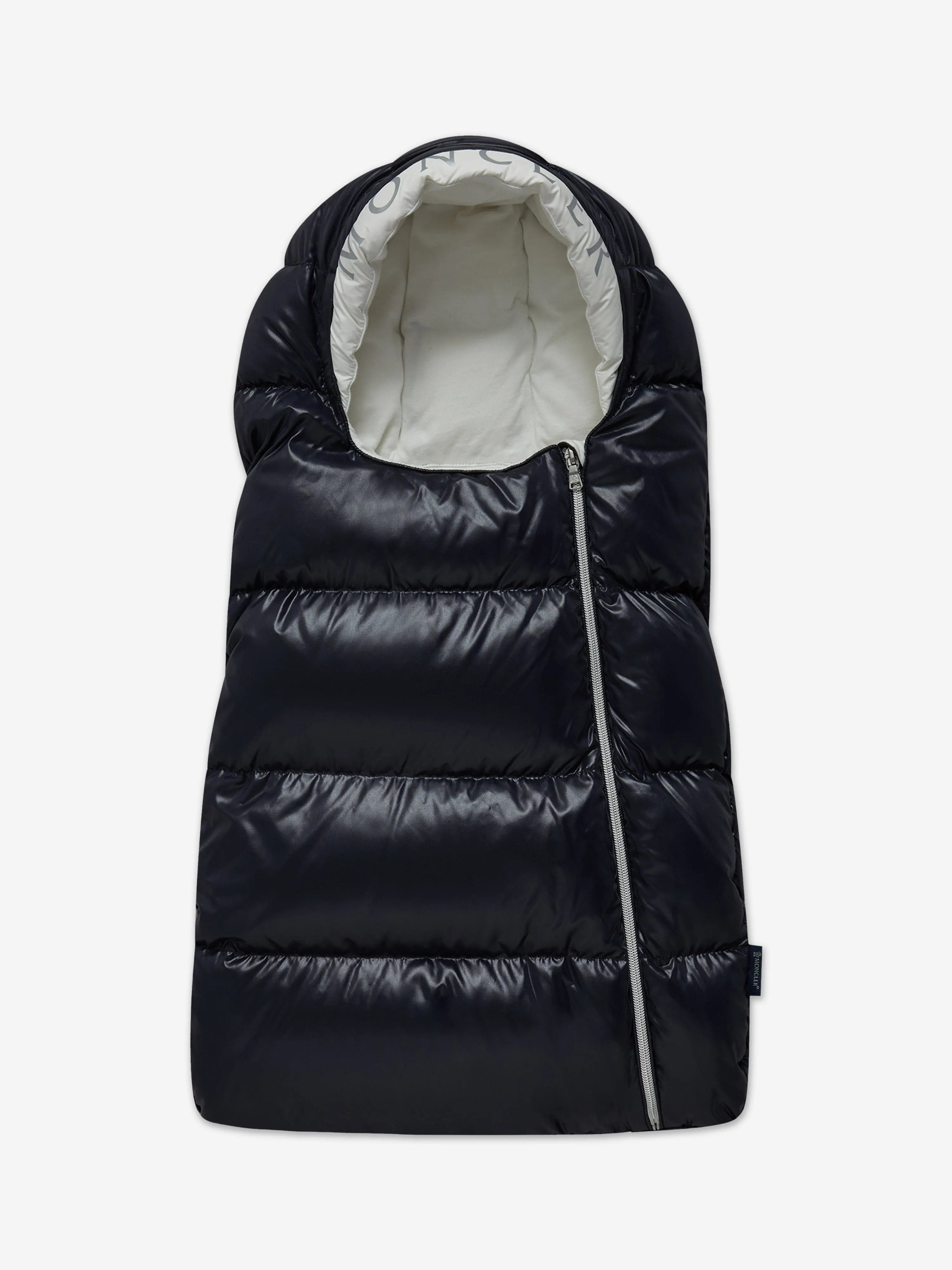 Moncler Enfant Baby Down Padded Nest in Navy