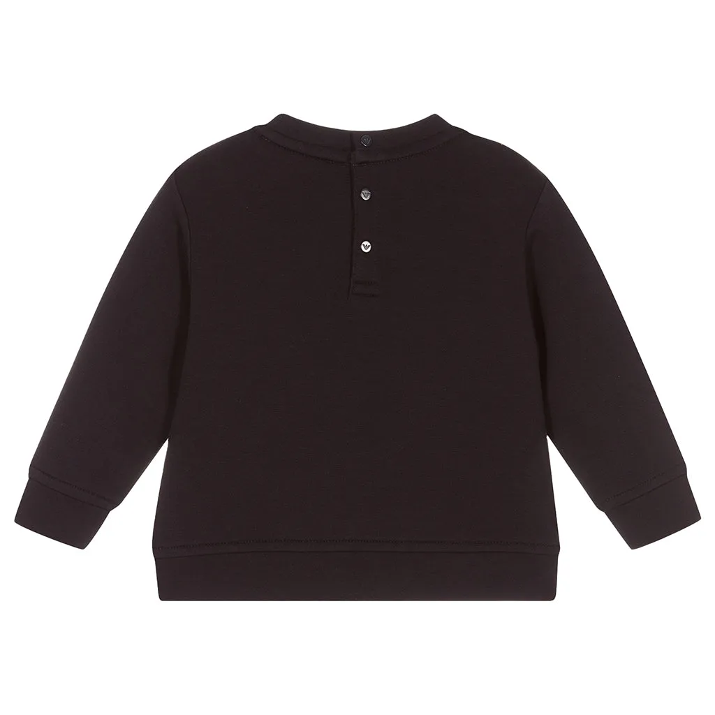 Navy Blue Logo Sweatshirt