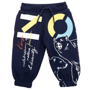 Navy Logo Joggers