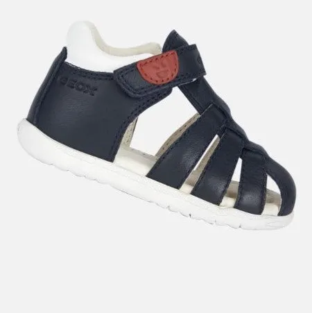 Navy Macchia Sandals