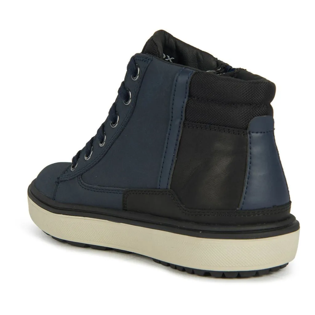 Navy Mattias High Top Sneakers