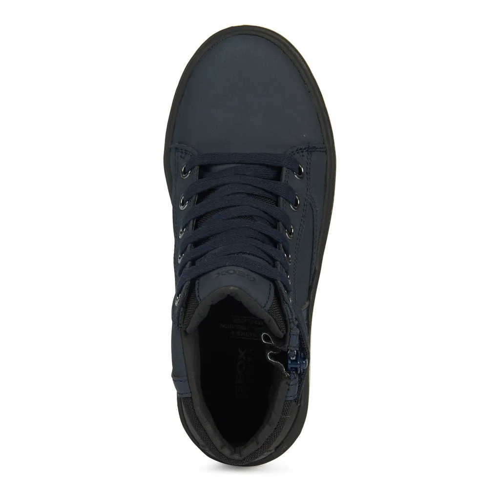 Navy Mattias High Top Sneakers
