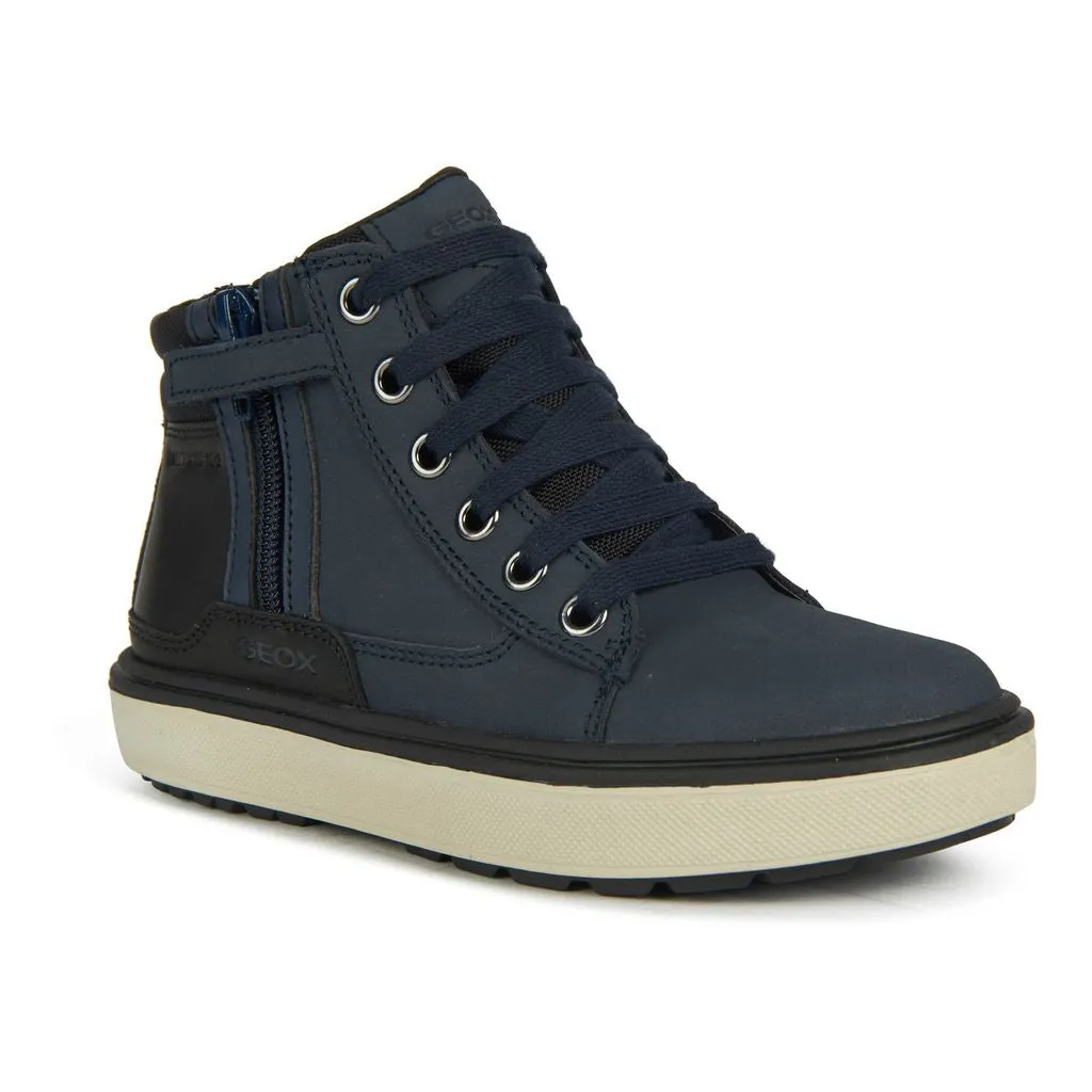 Navy Mattias High Top Sneakers