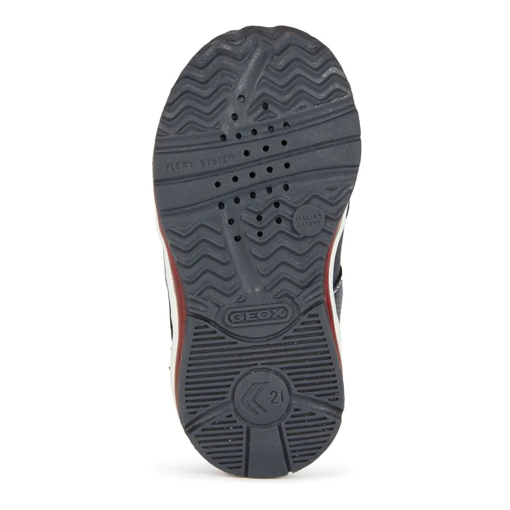 Navy Pyrip Spiderman Velcro Sneakers