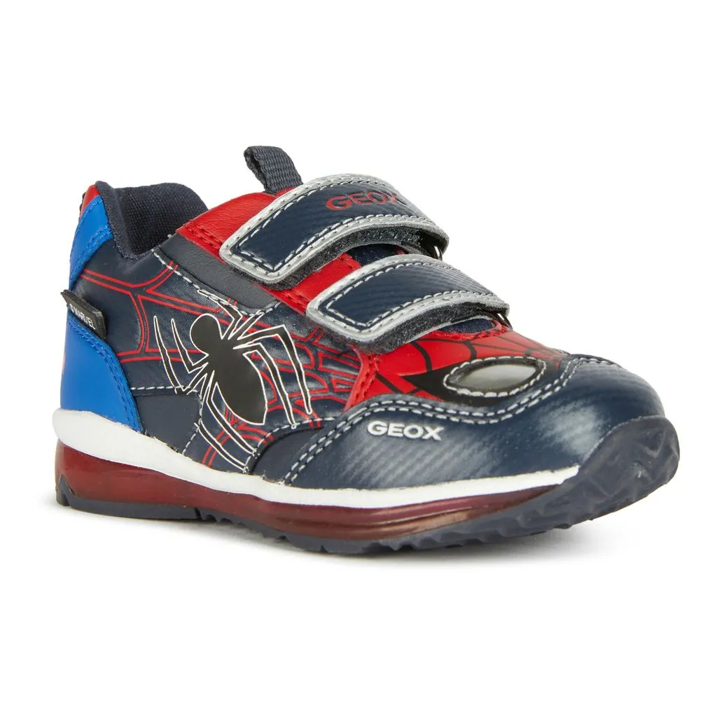 Navy Pyrip Spiderman Velcro Sneakers